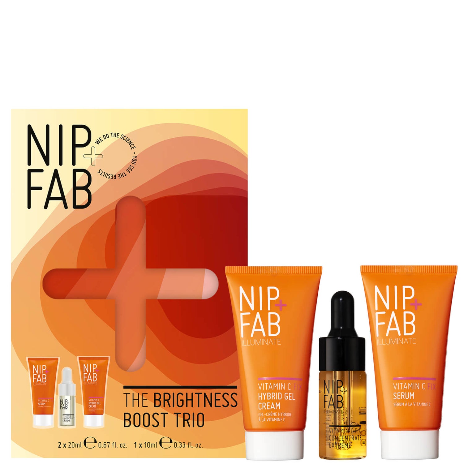 NIP+FAB Brightness Boost Trio