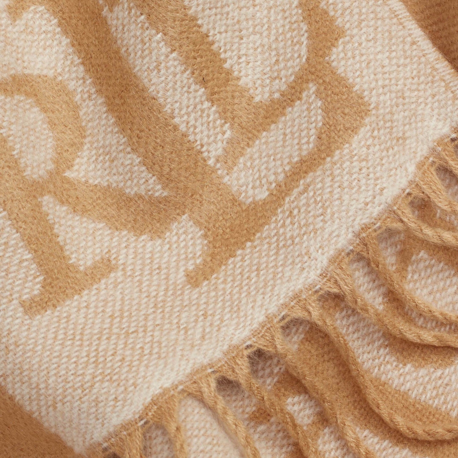 Lauren Ralph Lauren Logo Scarf and Hat Gift Set - Camel/Cream 0