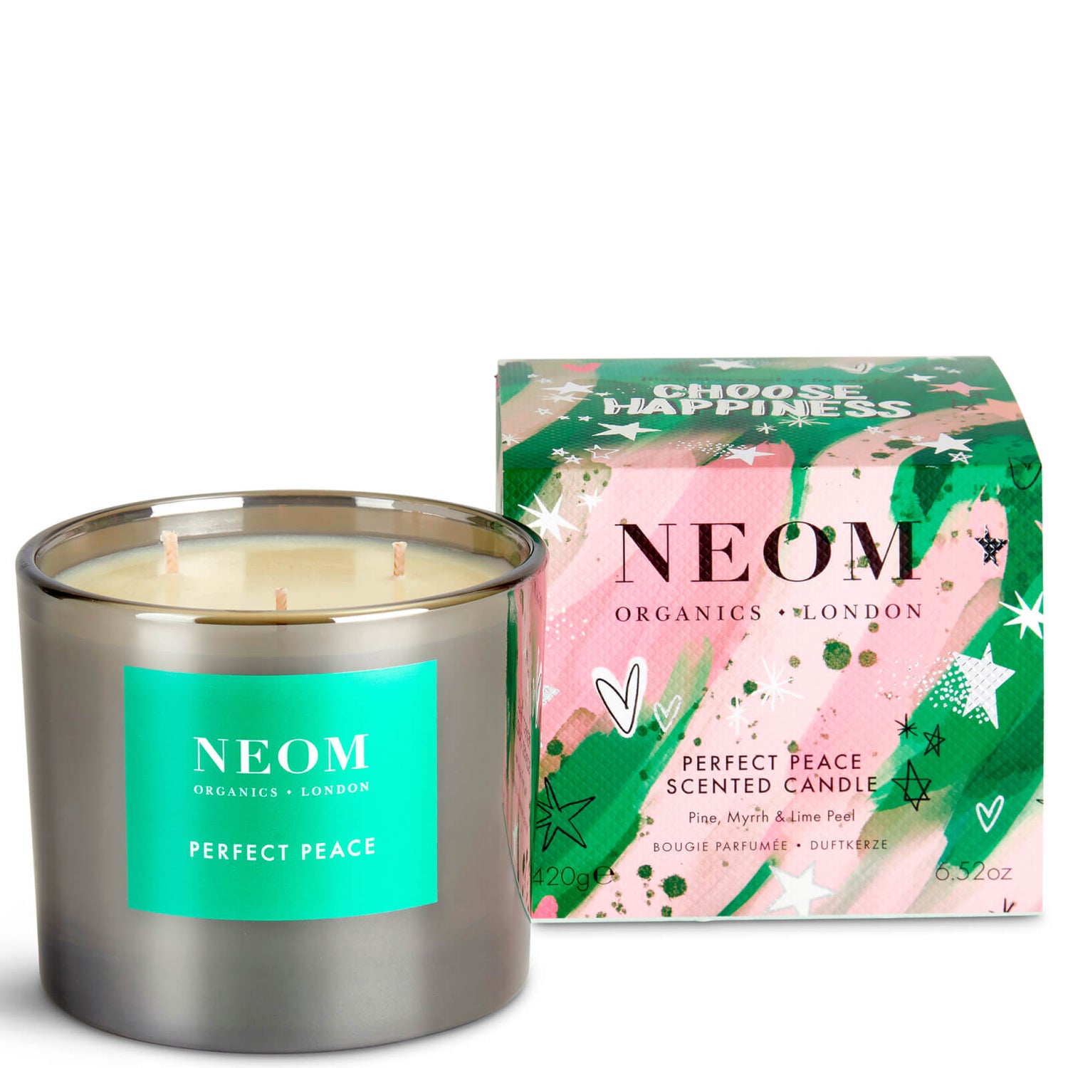LOOKFANTASTIC　NEOM　420g　Wick　Perfect　Peace　Candle