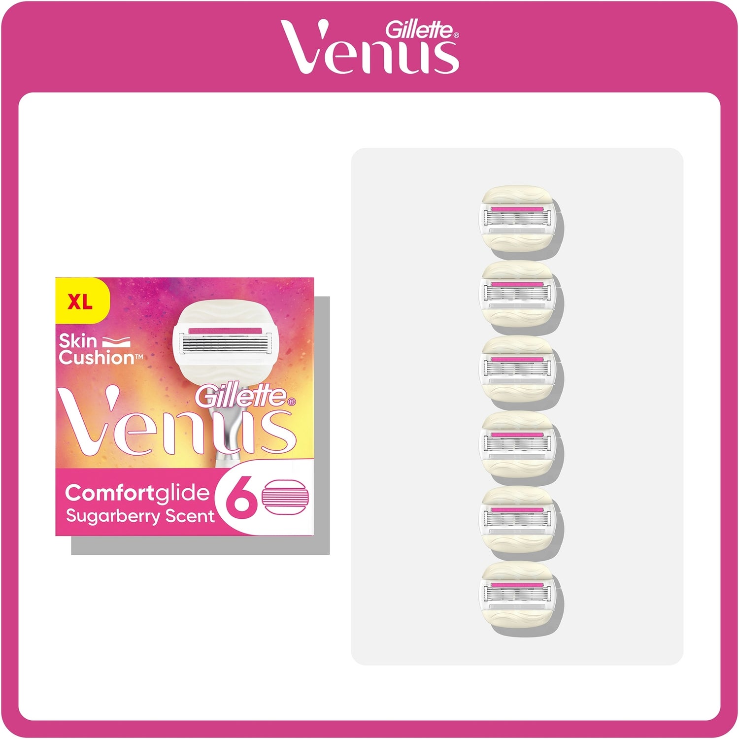 Venus Comfortglide Sugarberry Festival Edition Razor Blades