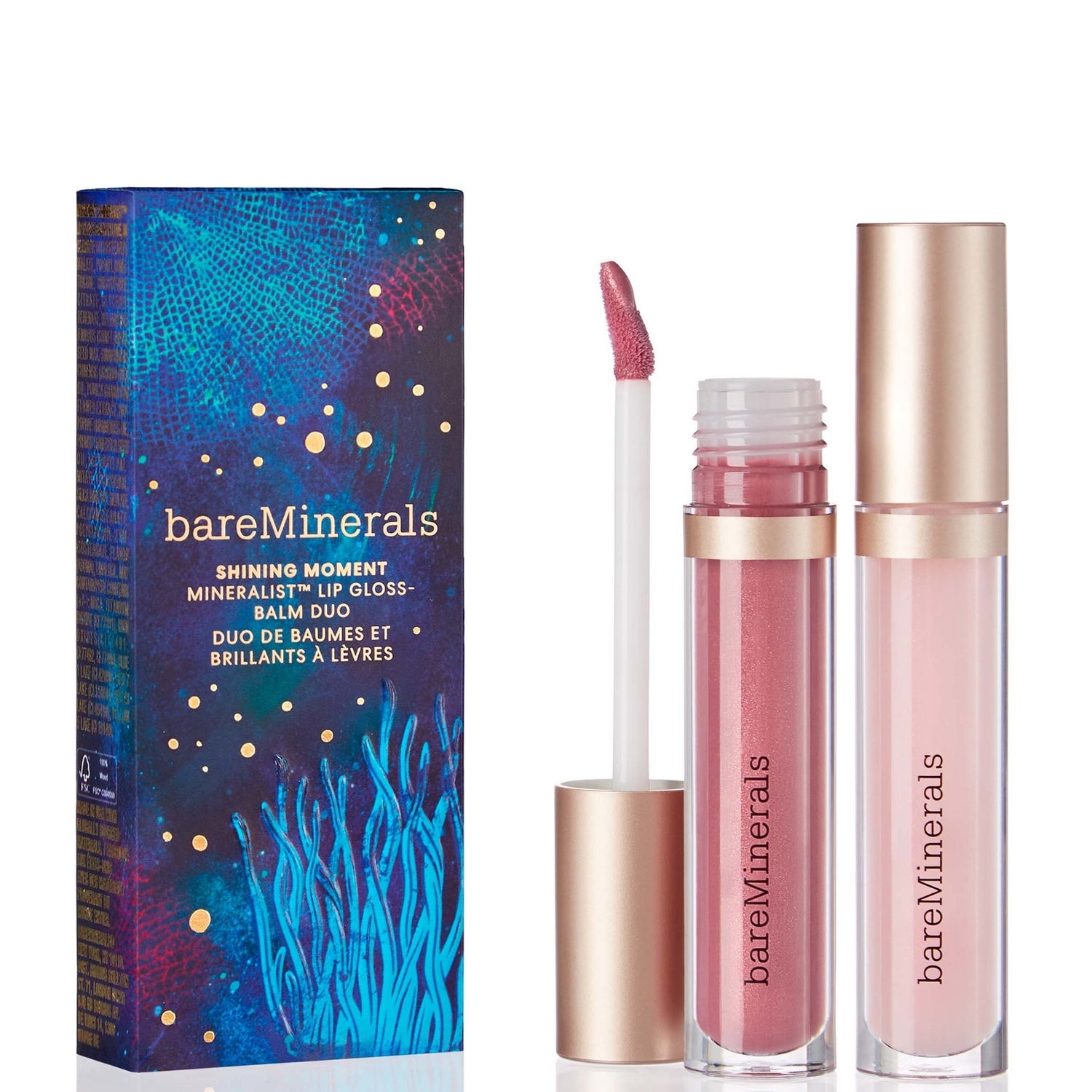 bareMinerals Holiday 2023 Mineralist Gloss-Balm Duo (Worth £44.00)