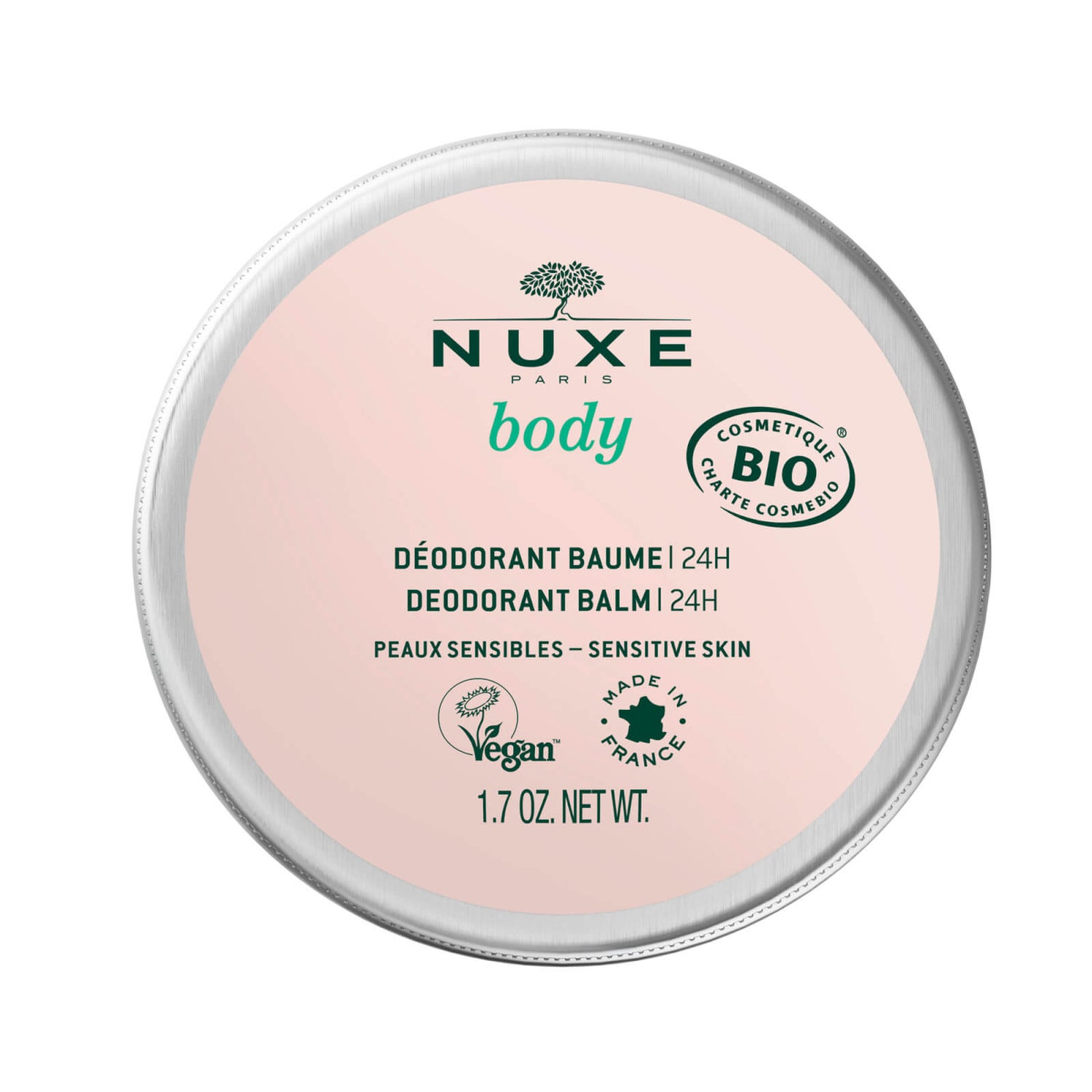 Déodorant Solide Bio Doux Peaux Sensibles, NUXE BODY 50 gr