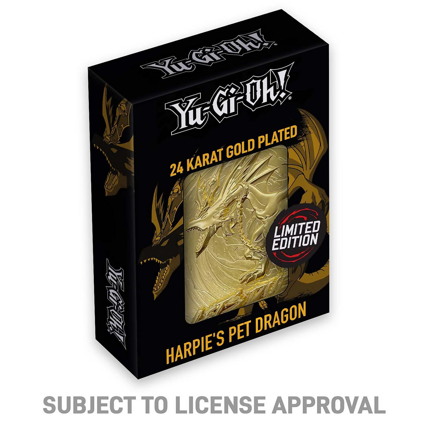 Yu-Gi-Oh! 24k gold plated Harpie's Pet Dragon ingot by Fanattik
