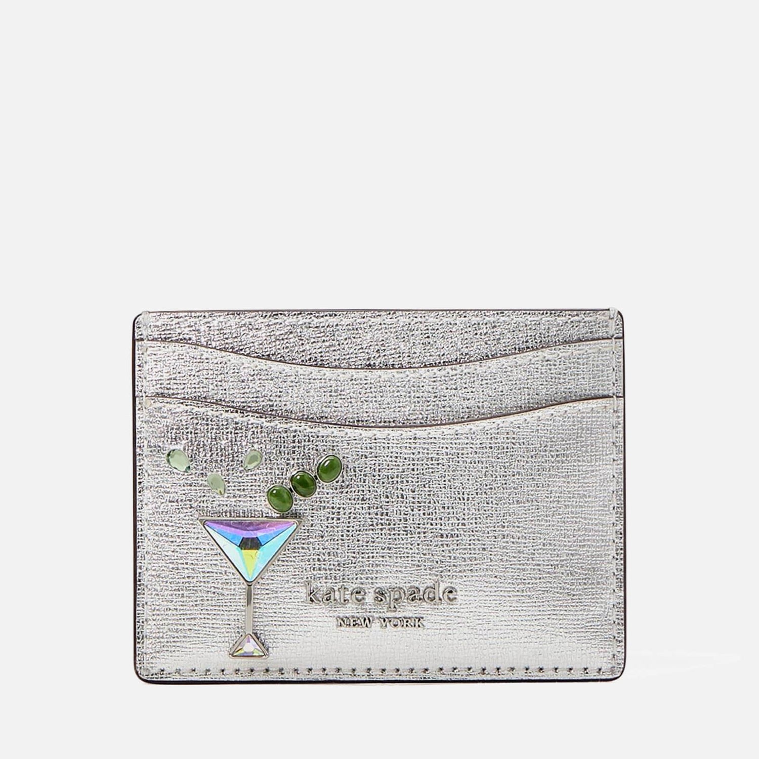 Kate Spade New York Shaken Not Stirred Saffiano Leather Cardholder