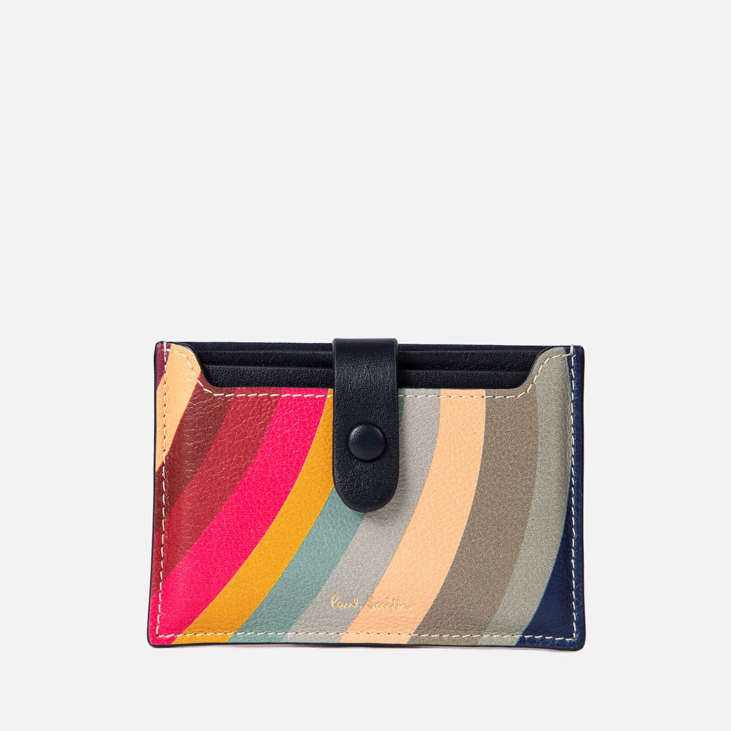 Paul Smith Swirl Striped Leather Coin Purse TheHut