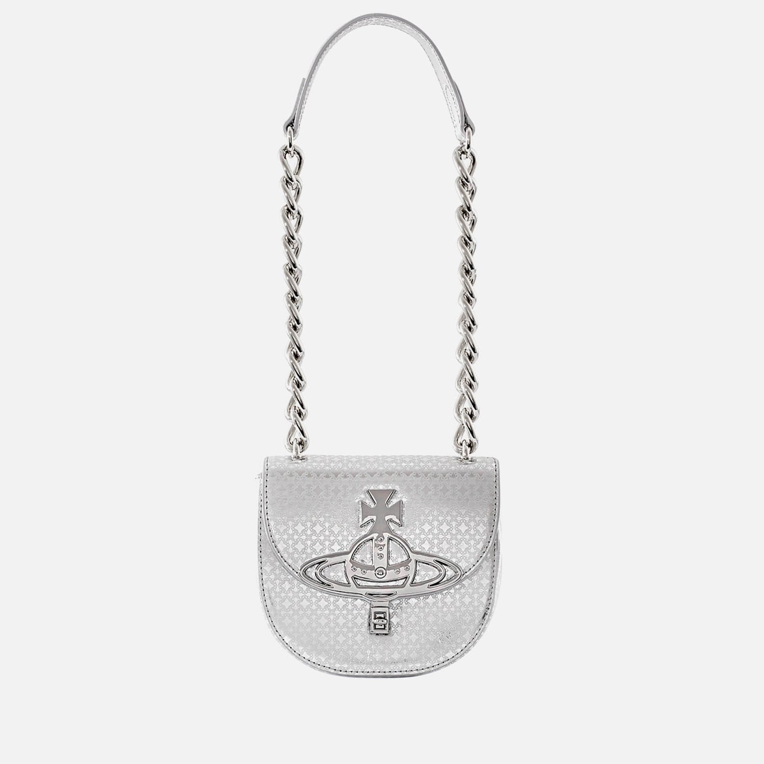 Vivienne Westwood Sofia Orb Embossed Saddle Bag