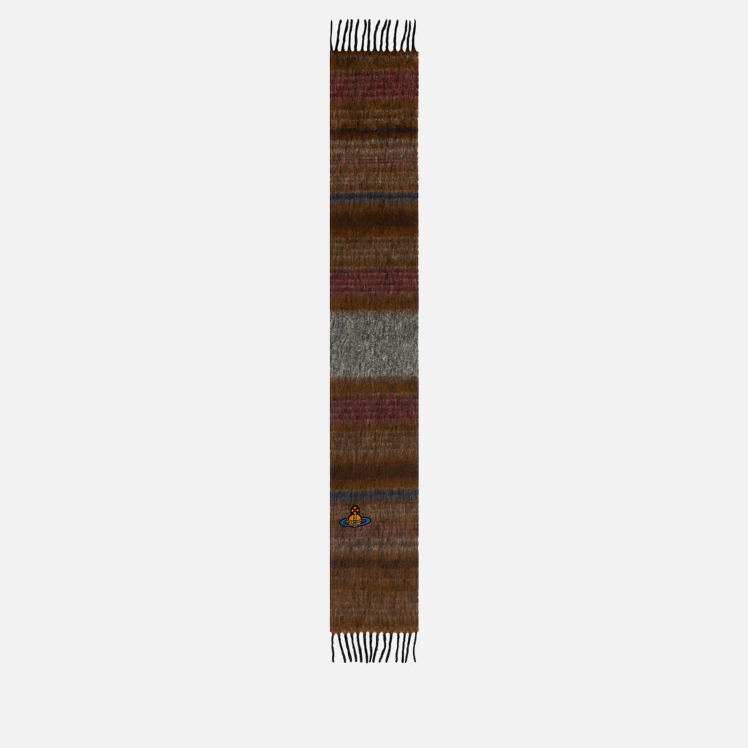 Vivienne Westwood Chunky Multi Stripe Wool Scarf
