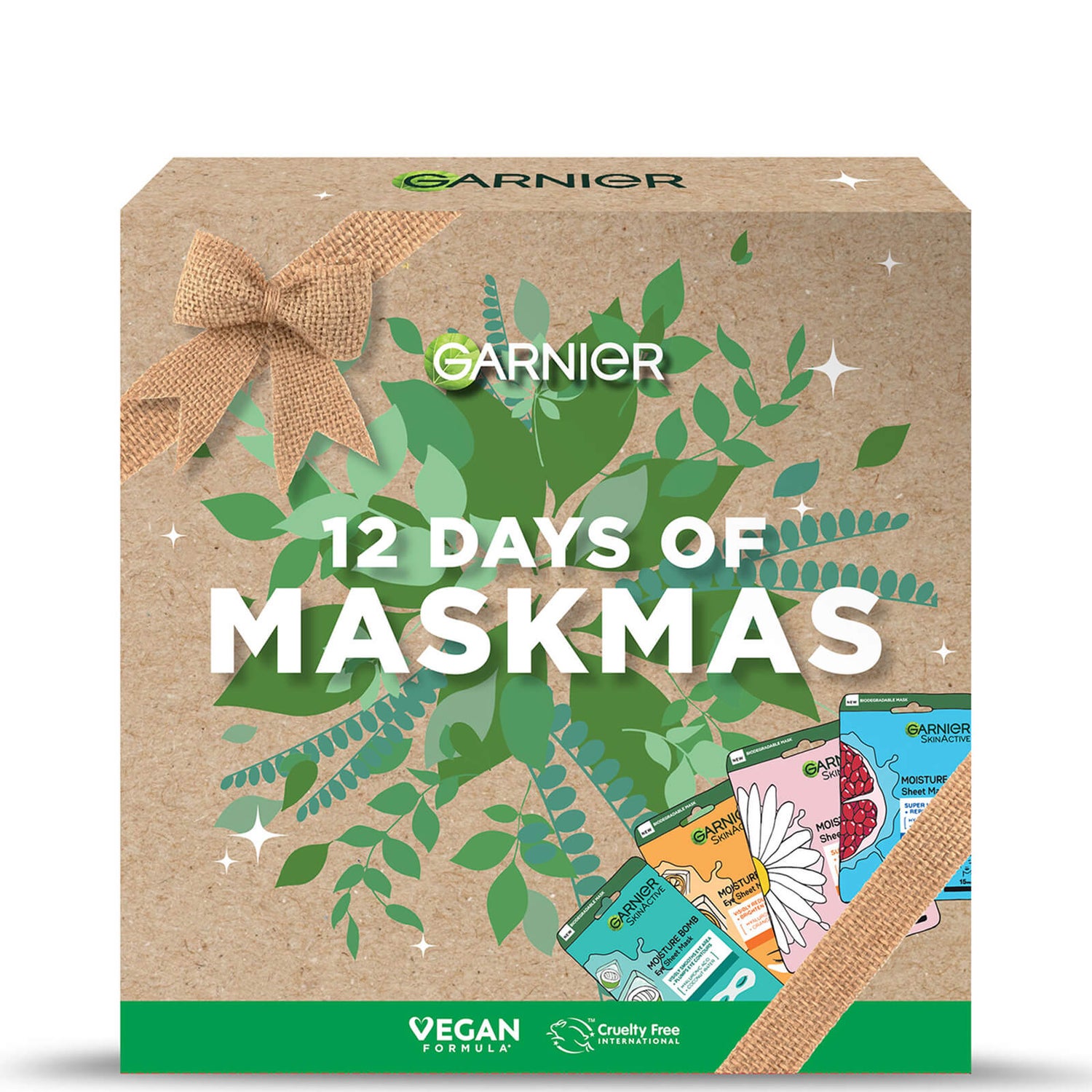 Garnier 12 Days of Maskmas Sheet Mask Collection: The Perfect Beauty Gift Set and Christmas Advent Calendar