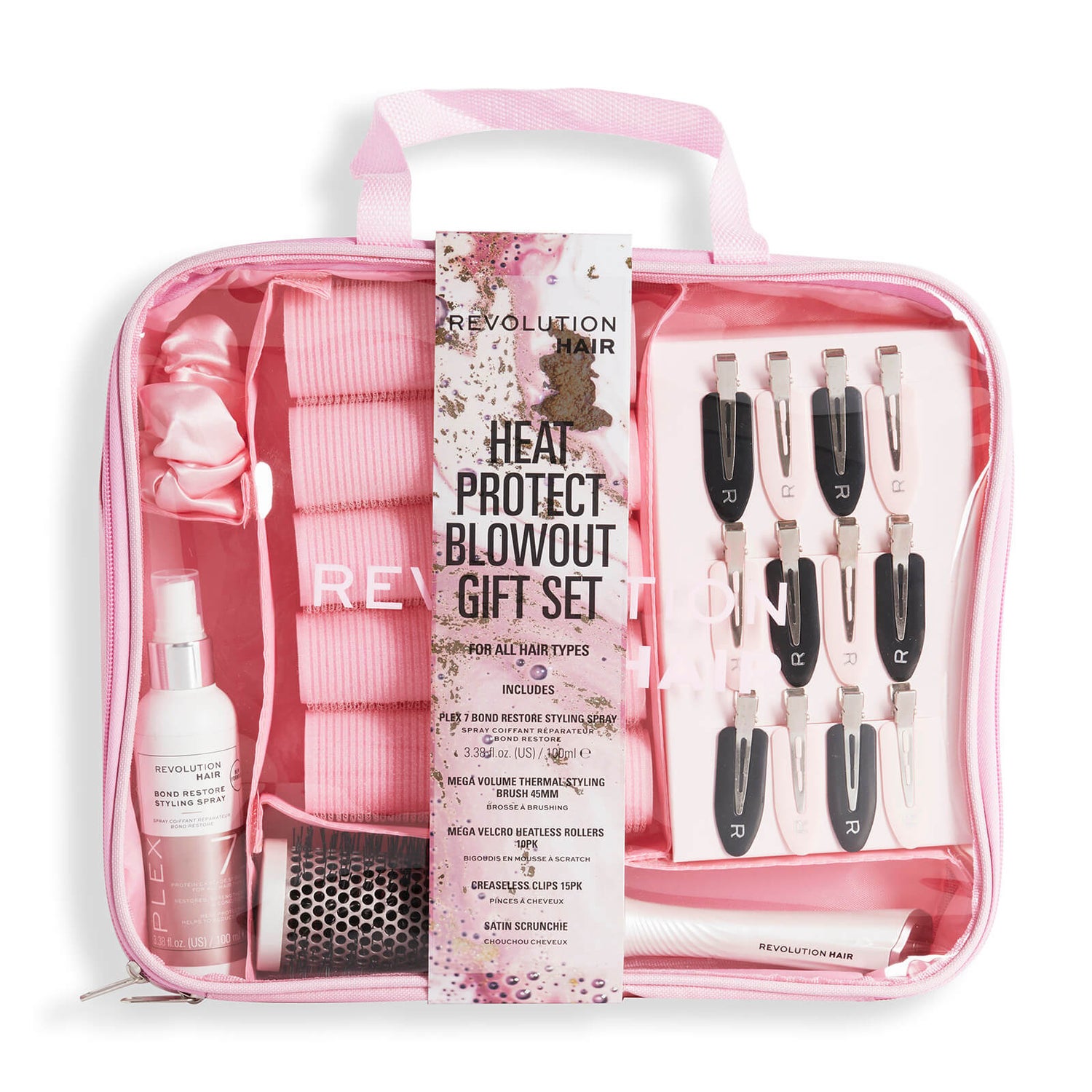 Revolution Haircare Plex Heat Protect Blowout Gift Set (Worth £29.00)