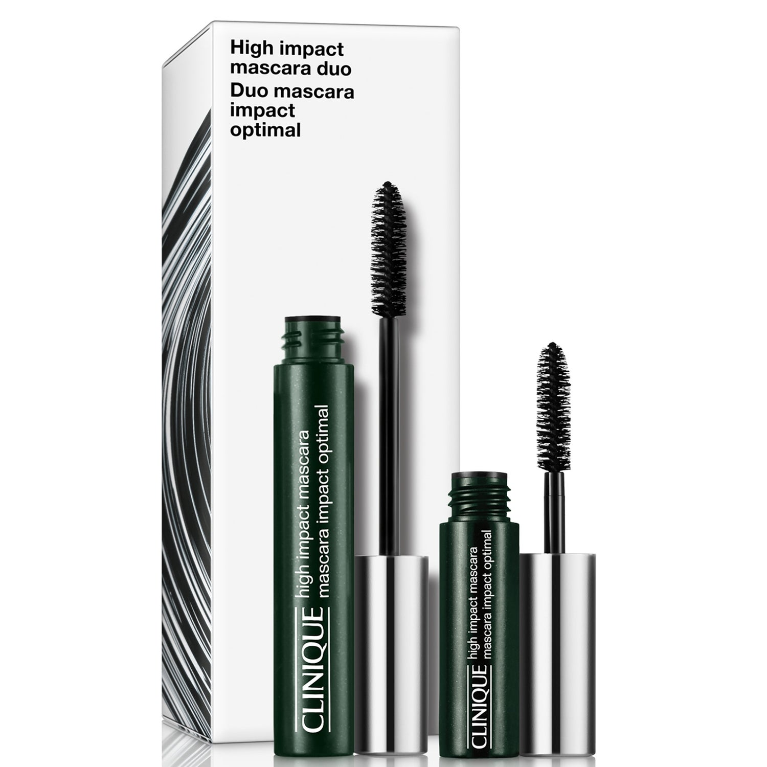 Clinique High Impact Mascara Duo: Home and Away Makeup Gift Set
