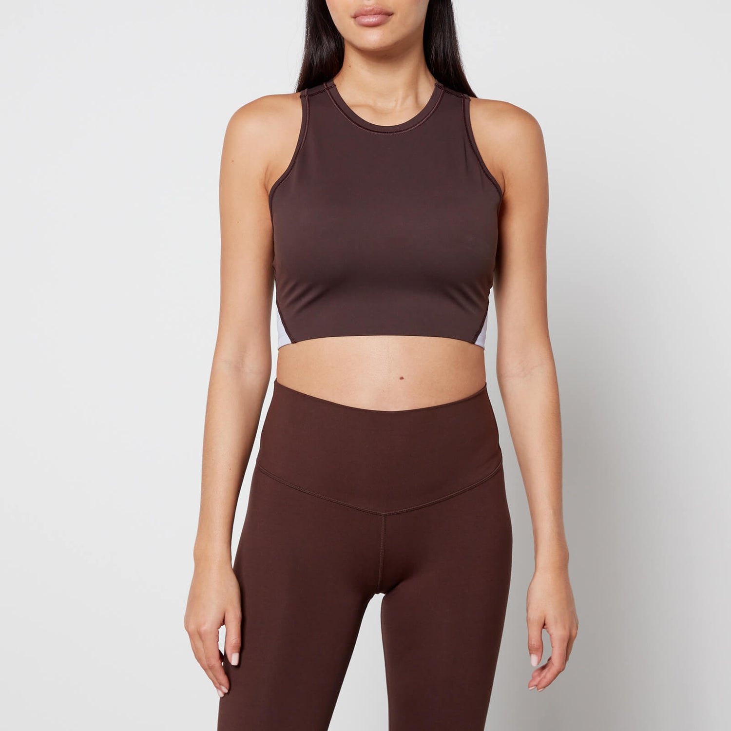 ON Movement Cropped Stretch-Jersey Top - XS