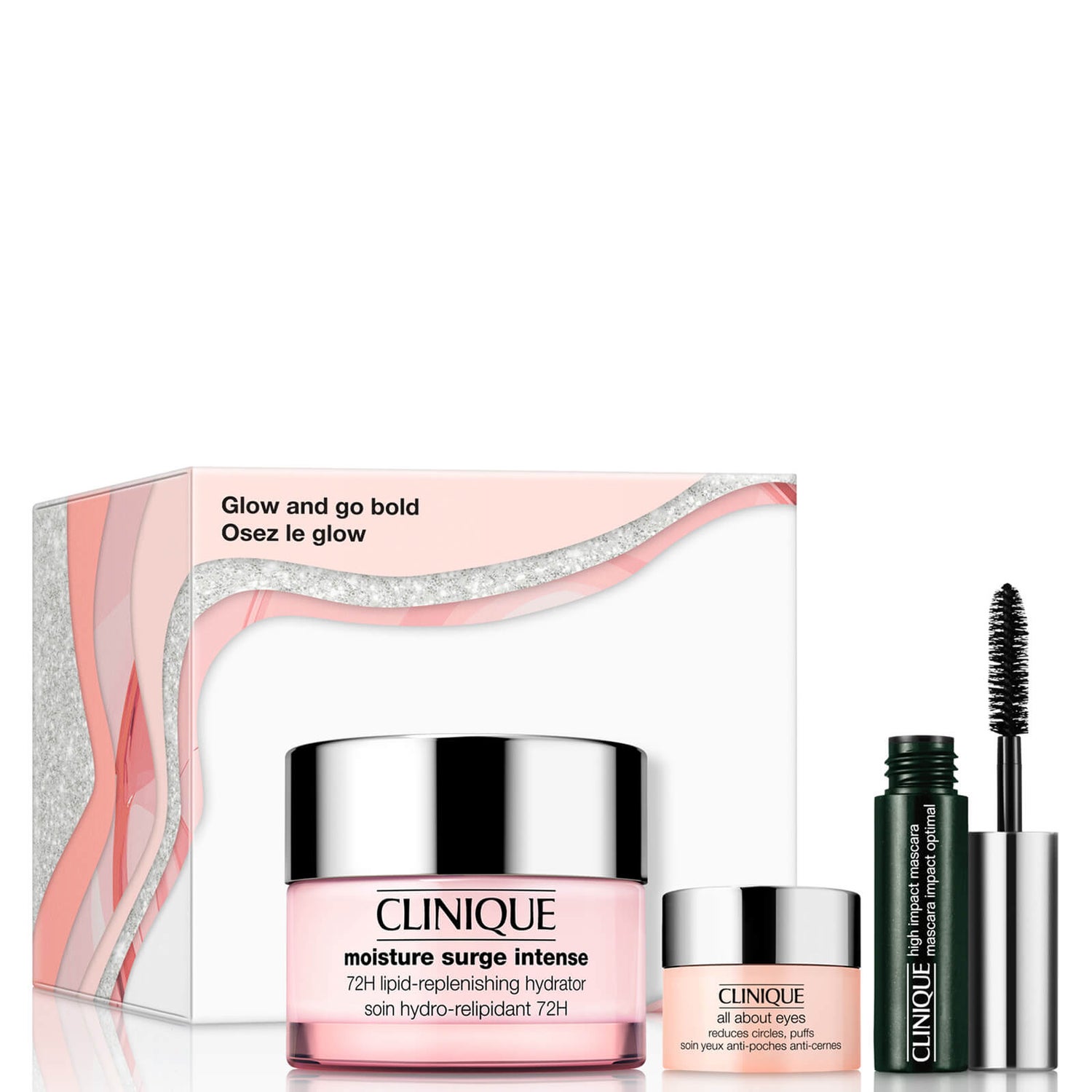 Clinique Glow and Go Bold: Beauty Gift Set