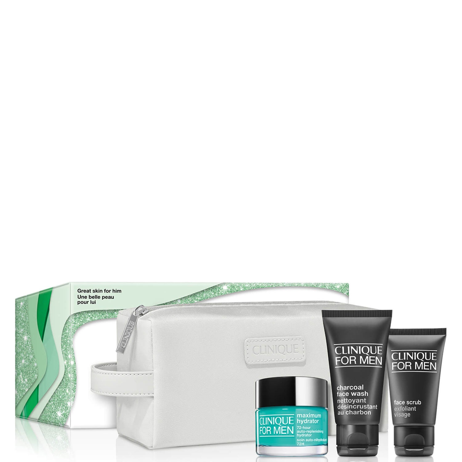 Clinique Great Skin for Him: Men's Skincare Gift Set (Worth £52.35)