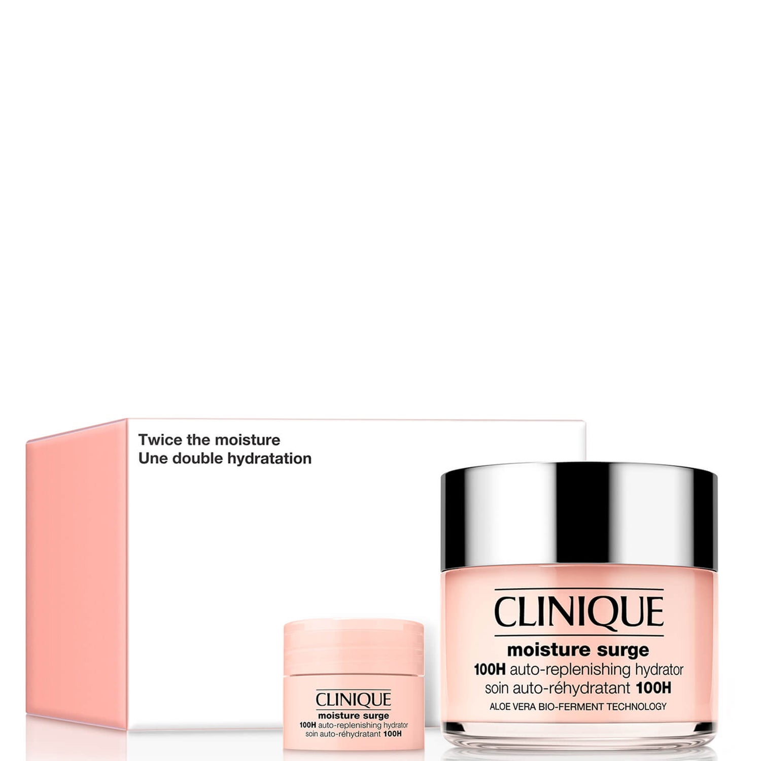 Clinique Twice the Moisture: Home and Away Skincare Gift Set (Worth £82.16)