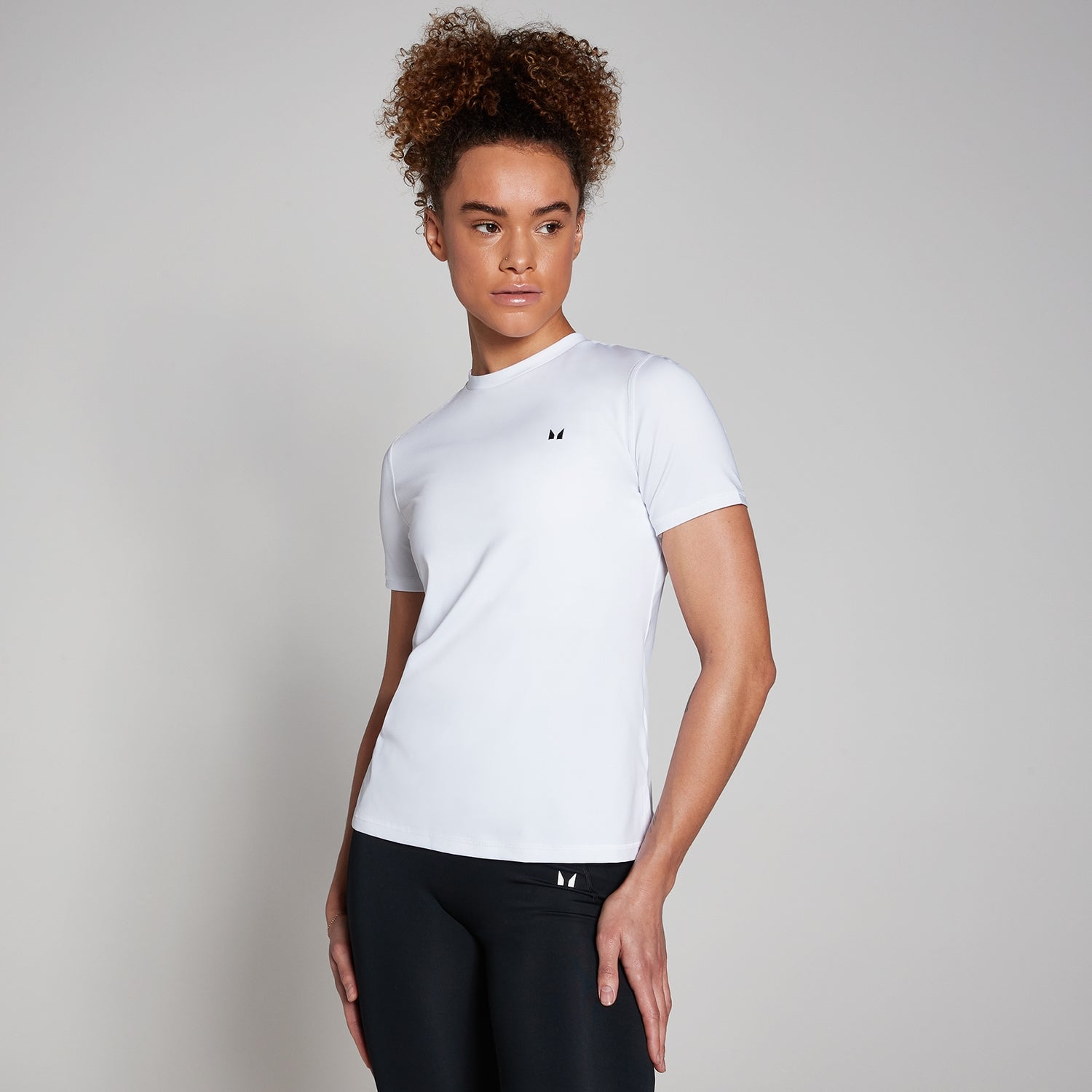 Женская футболка MP Training с короткими рукавами — белый цвет - XXS