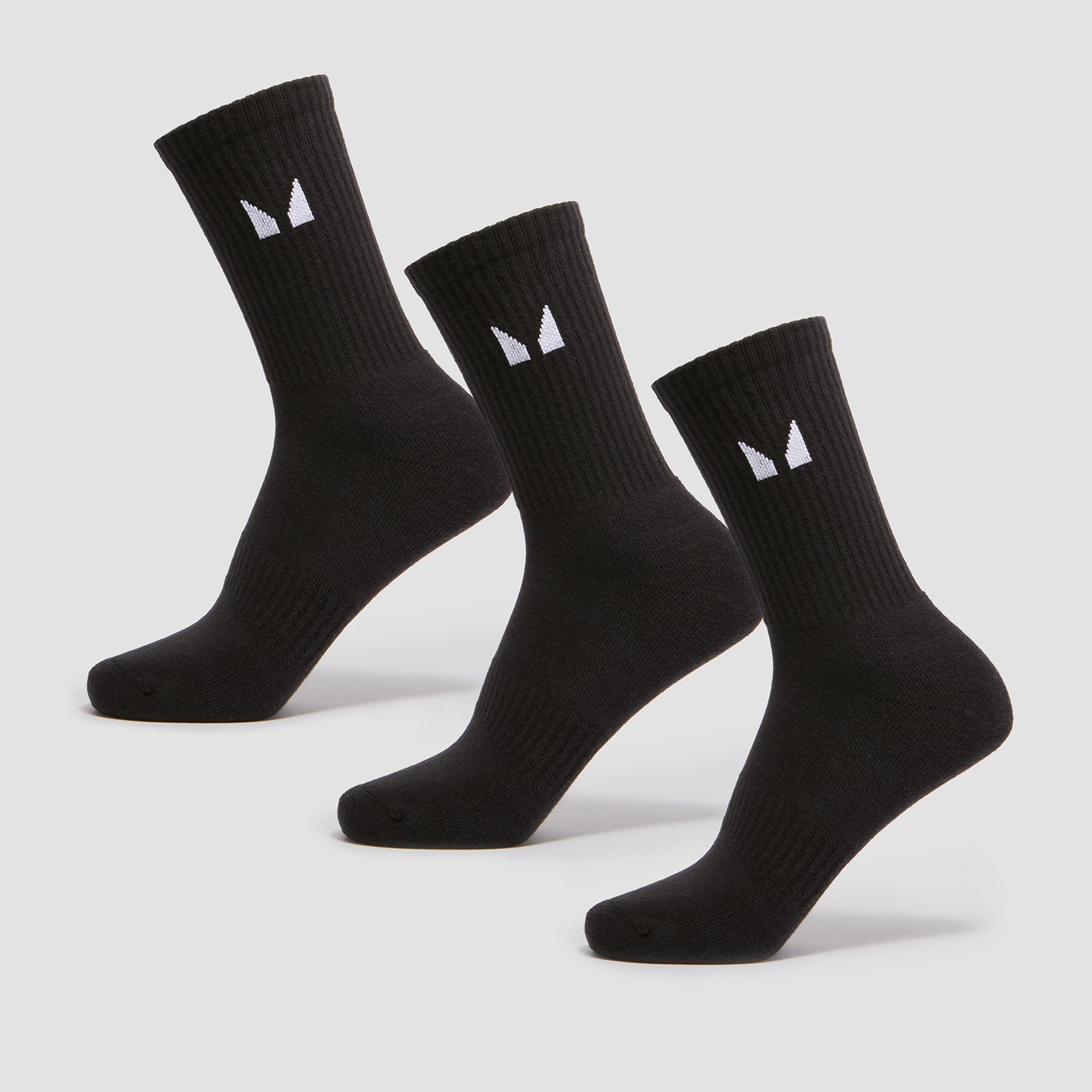 MP unisex sokken (verpakking met drie stuks) - Zwart - UK 2-5