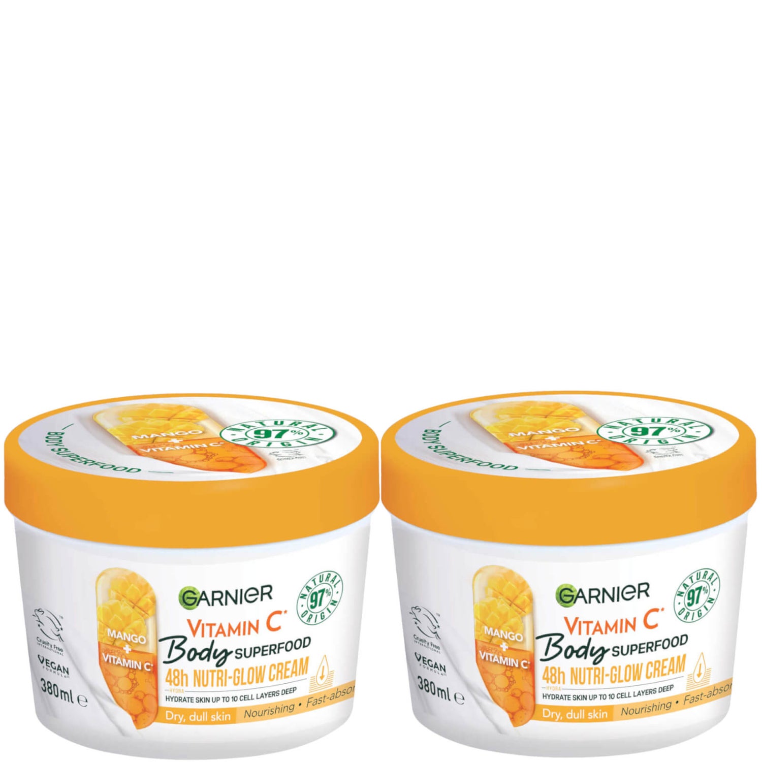 Garnier Body Superfood, Nourishing Body Cream Duos