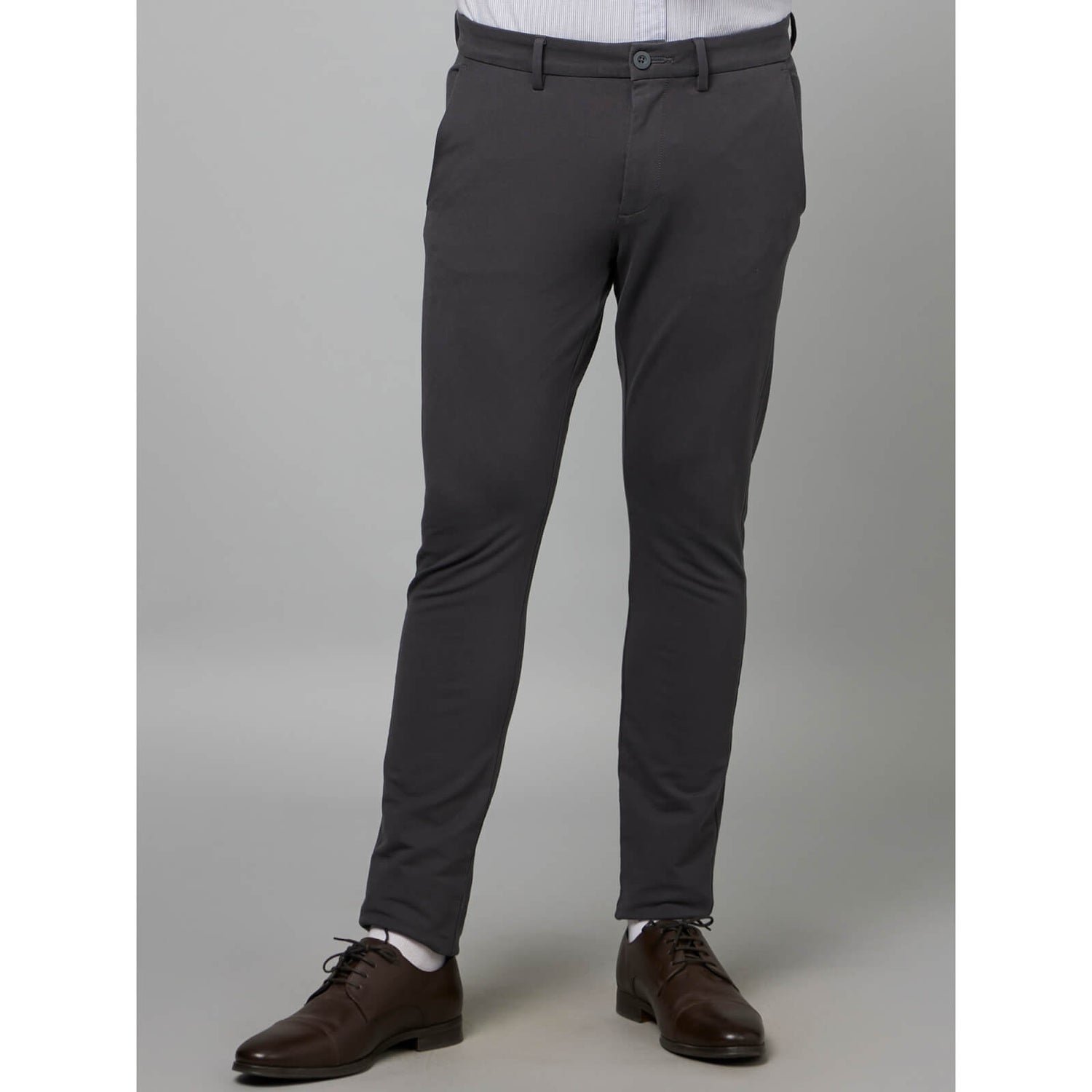 Buy Mens Charcoal Grey Power Stretch Pants Online In India