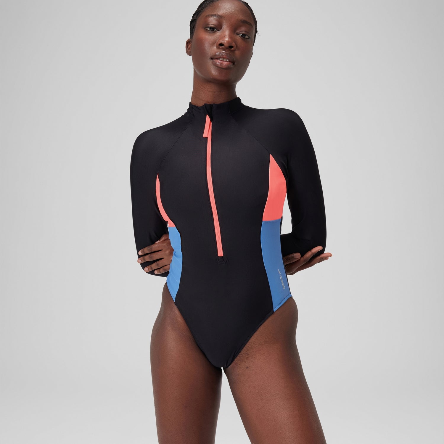 Speedo zip front tankini store