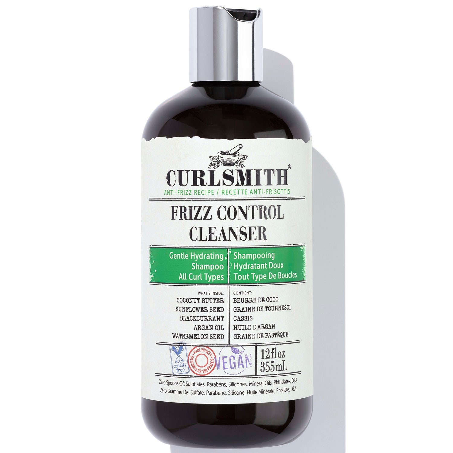 Limpiador Frizz Control de Curlsmith tamaño estándar (360 ml)