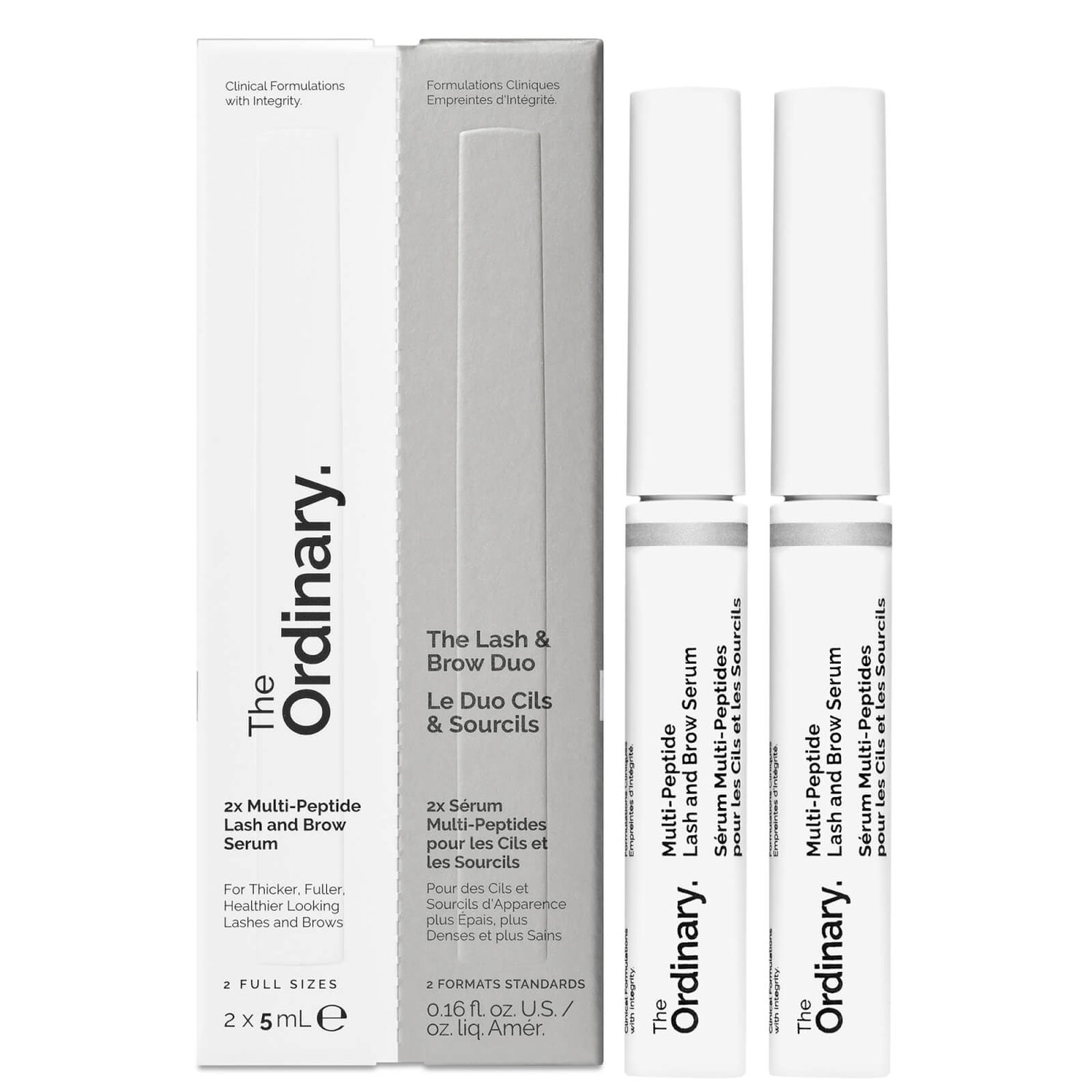 The Ordinary The Lash and Brow 5ml Duo (Worth £24.80)
