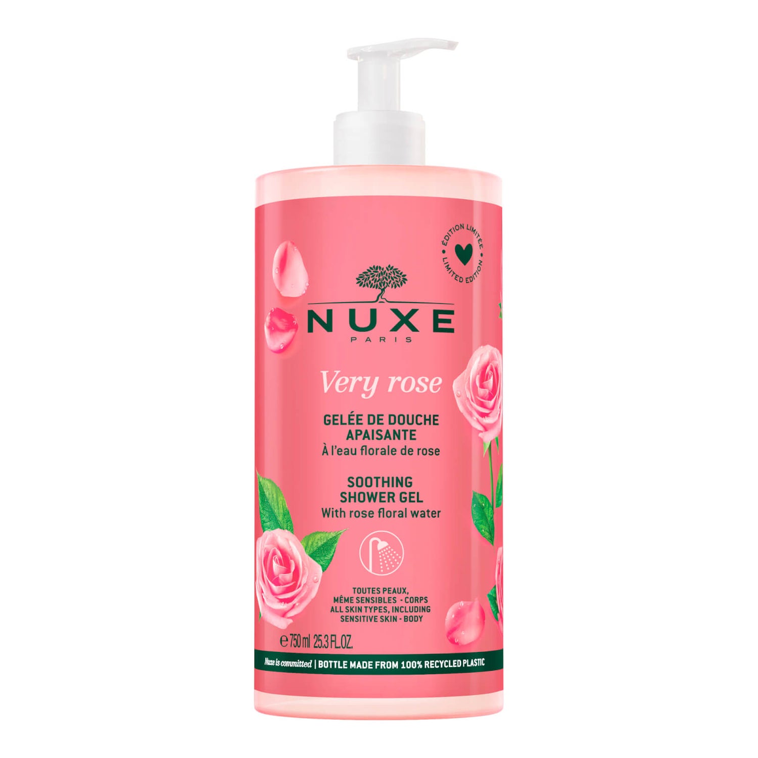 NUXE Soothing Shower Gel Very Rose 750 ml