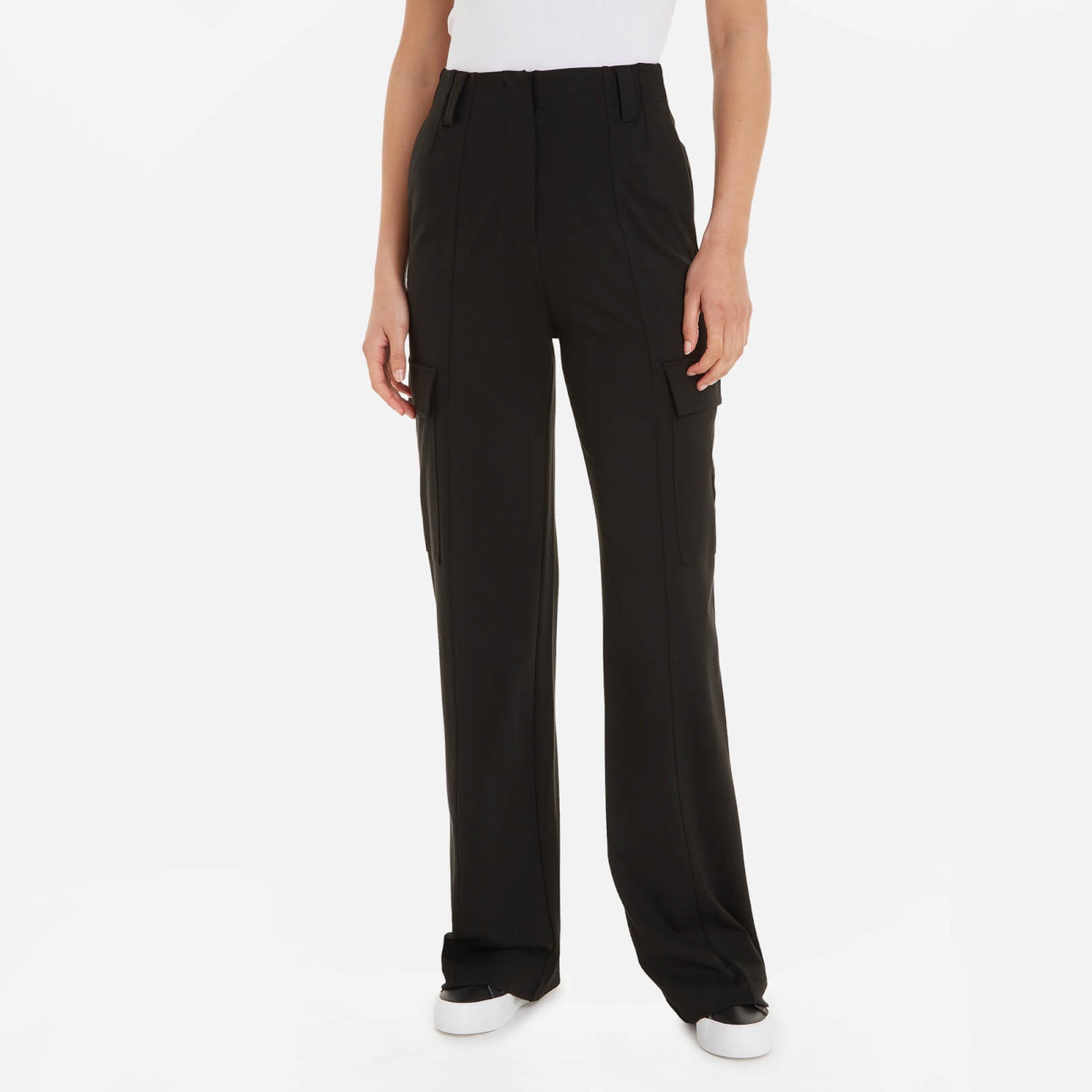 Calvin Klein Jeans Milano Wide Leg Jersey Cargo Pants - XL