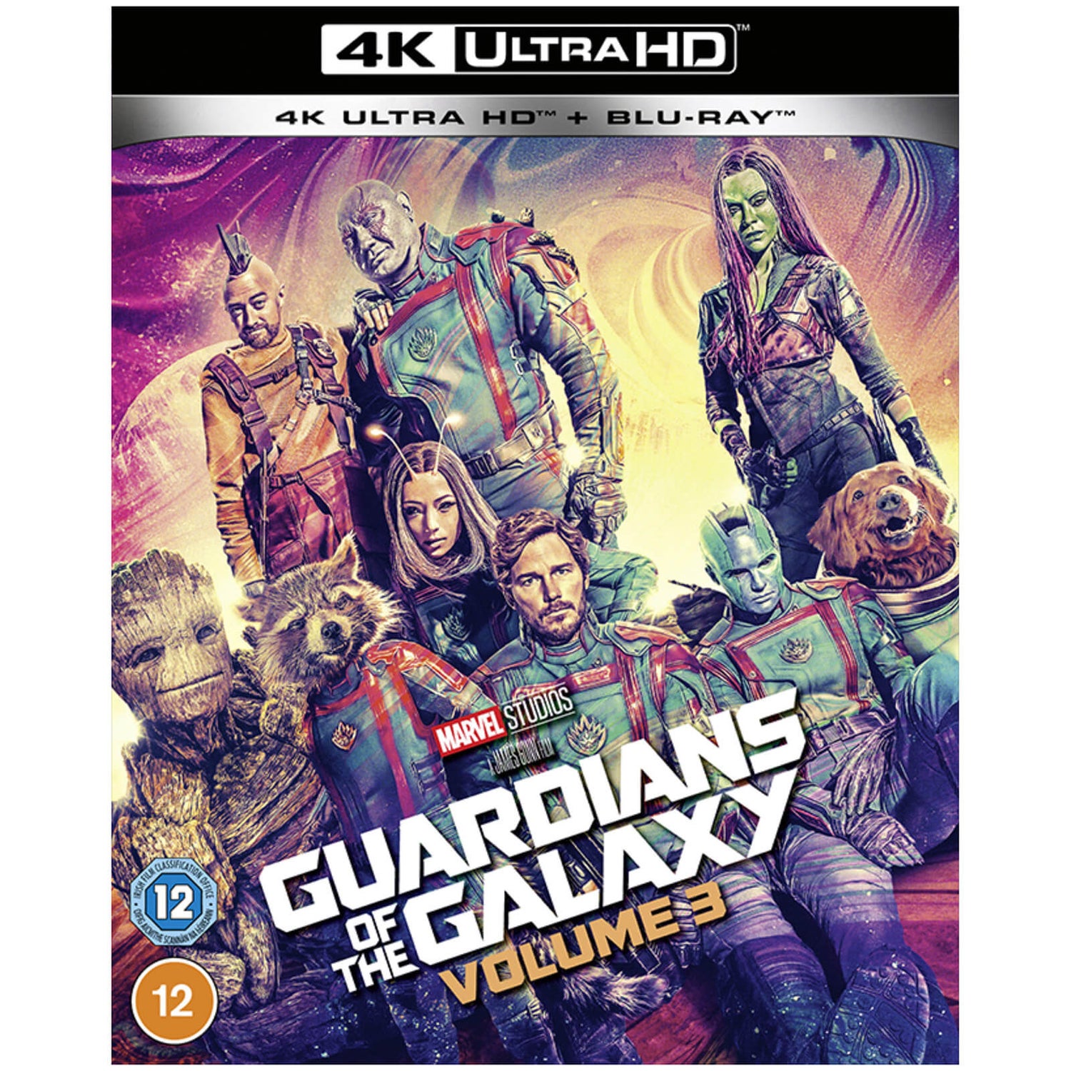 Marvel Studio's Guardians of the Galaxy Vol.3 4K Ultra HD (includes Blu-ray)  4K - Zavvi UK
