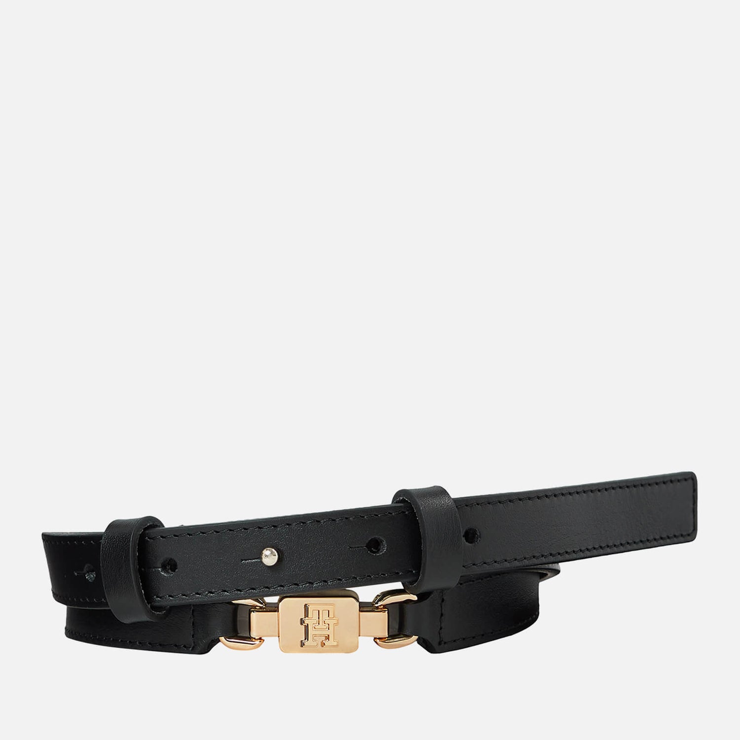 Tommy Hilfiger TH Feminine High Waist Leather Belt - 90cm