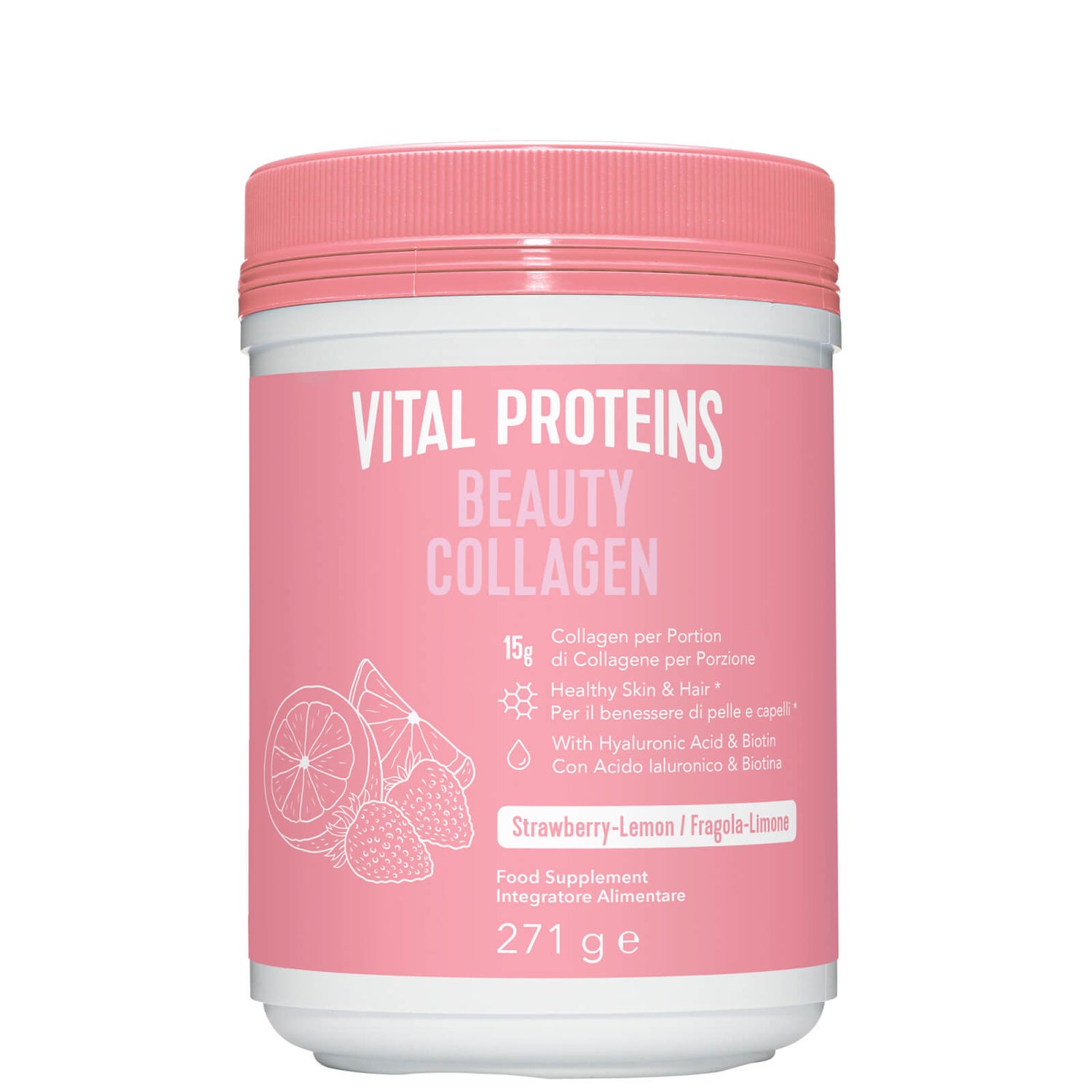 Vital Proteins Beauty Collagen Strawberry Lemon