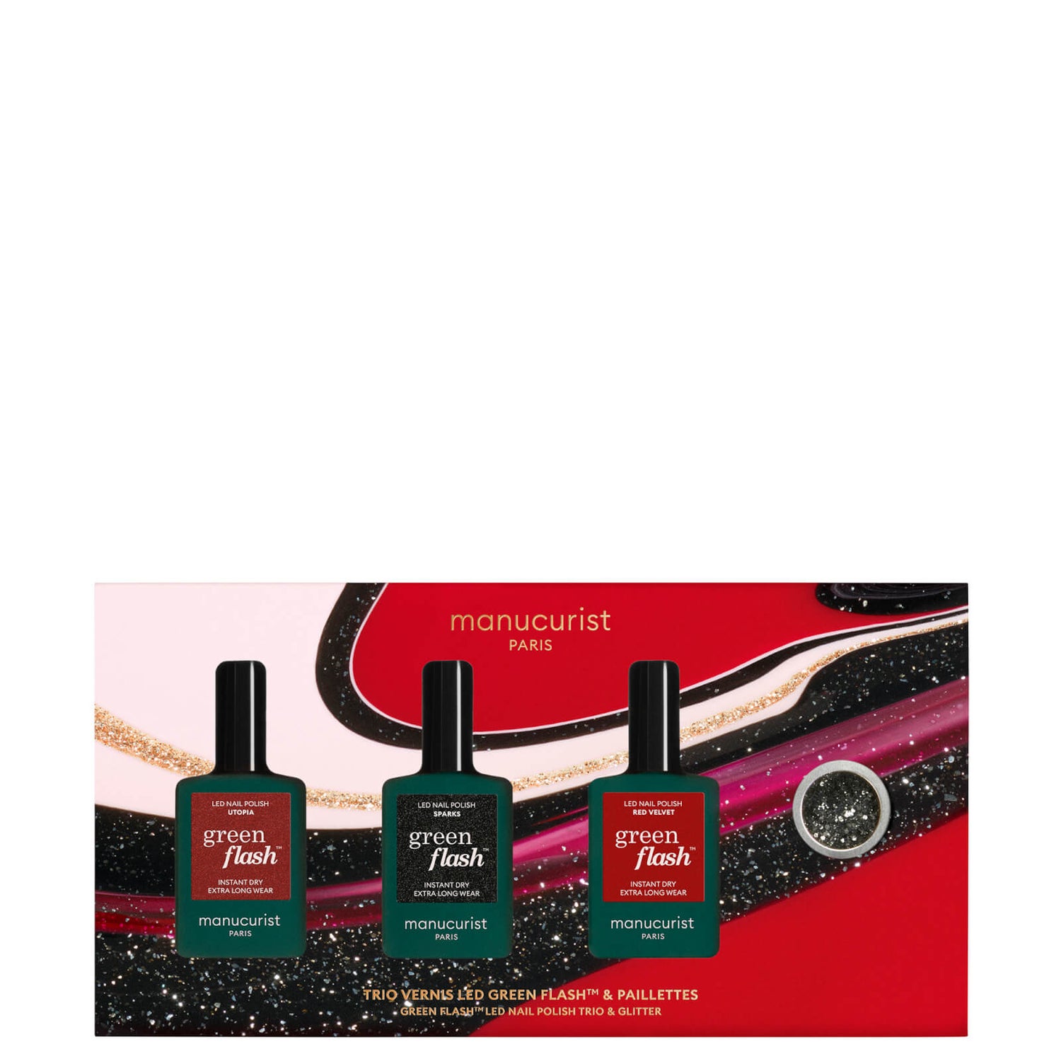Manucurist Green Flash Holiday 2023 Trio