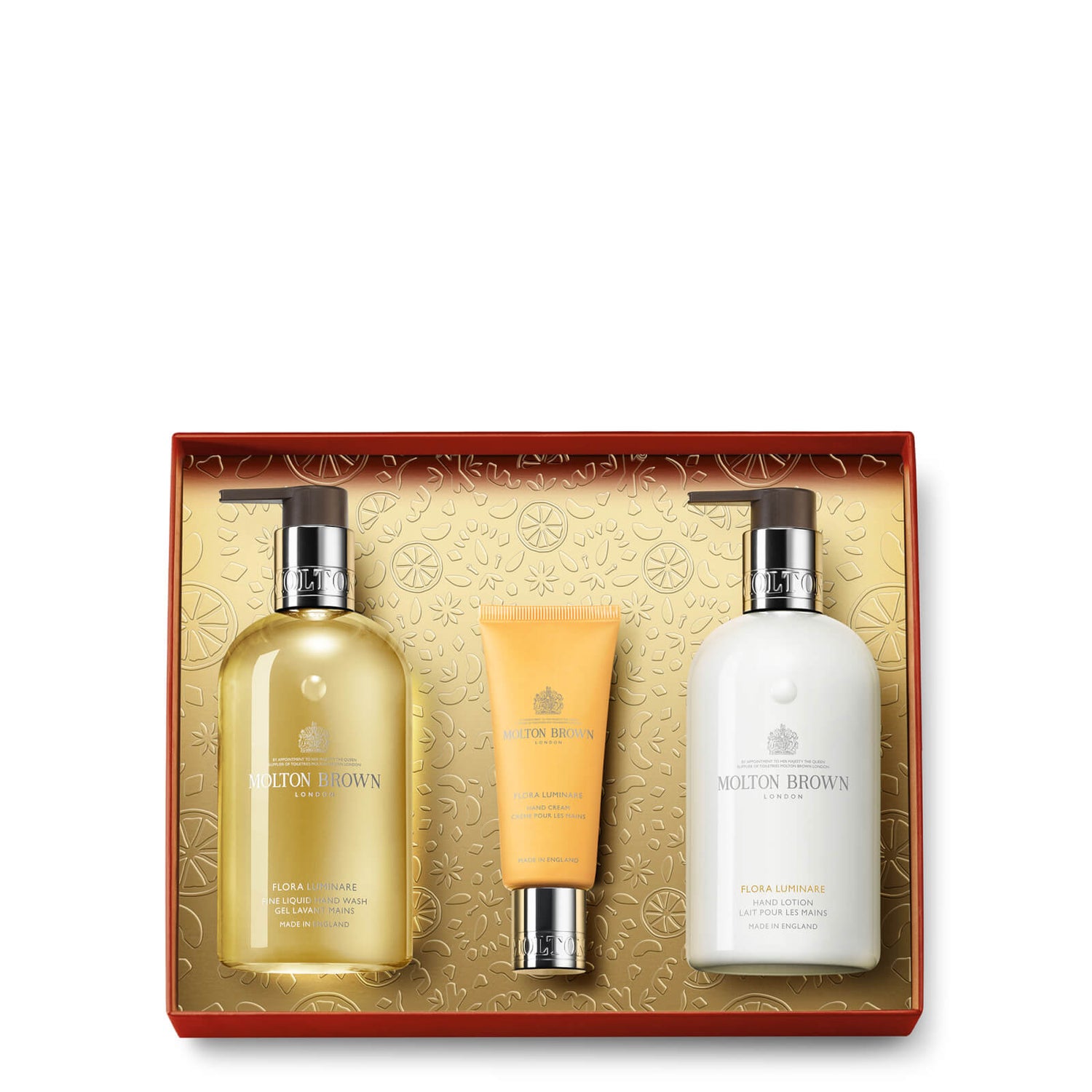 Molton Brown Flora Luminare Hand Care Gift Set FREE Delivery