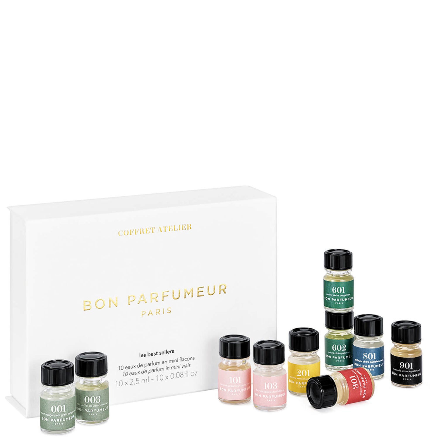 Bon Parfumeur Atelier Box Best Sellers 10 Mini Perfumes Gift Set