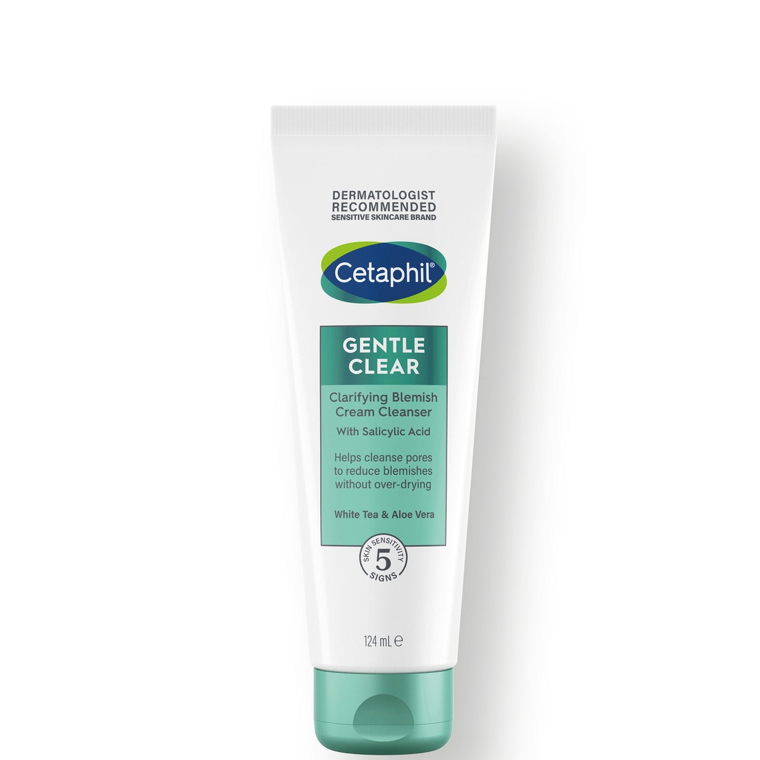 Cetaphil Gentle Clear Clarifying Blemish Face Wash for Sensitive Skin 124ml