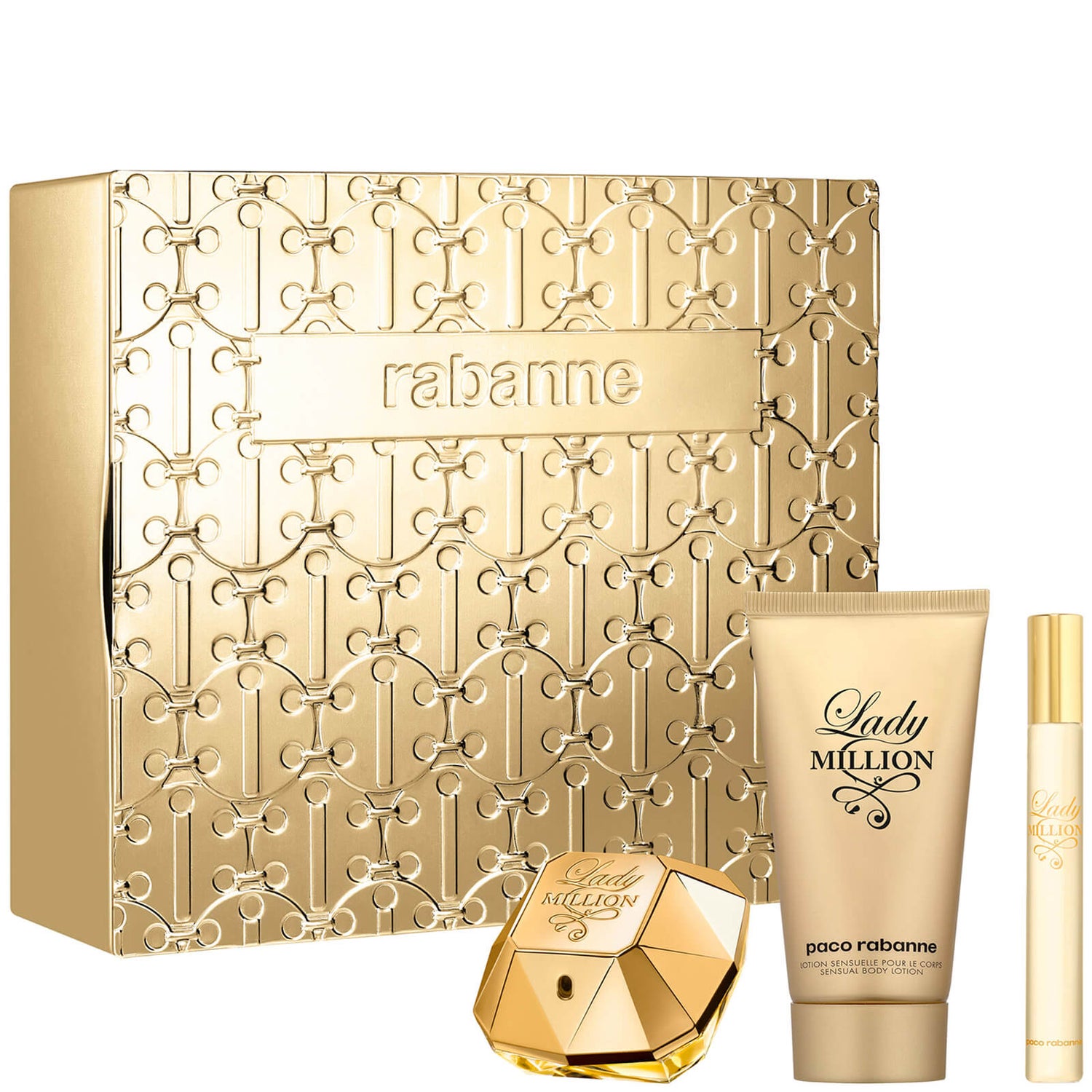 Paco Rabanne Lady Million Eau de Parfum 50ml Gift Set (Worth £117.60)