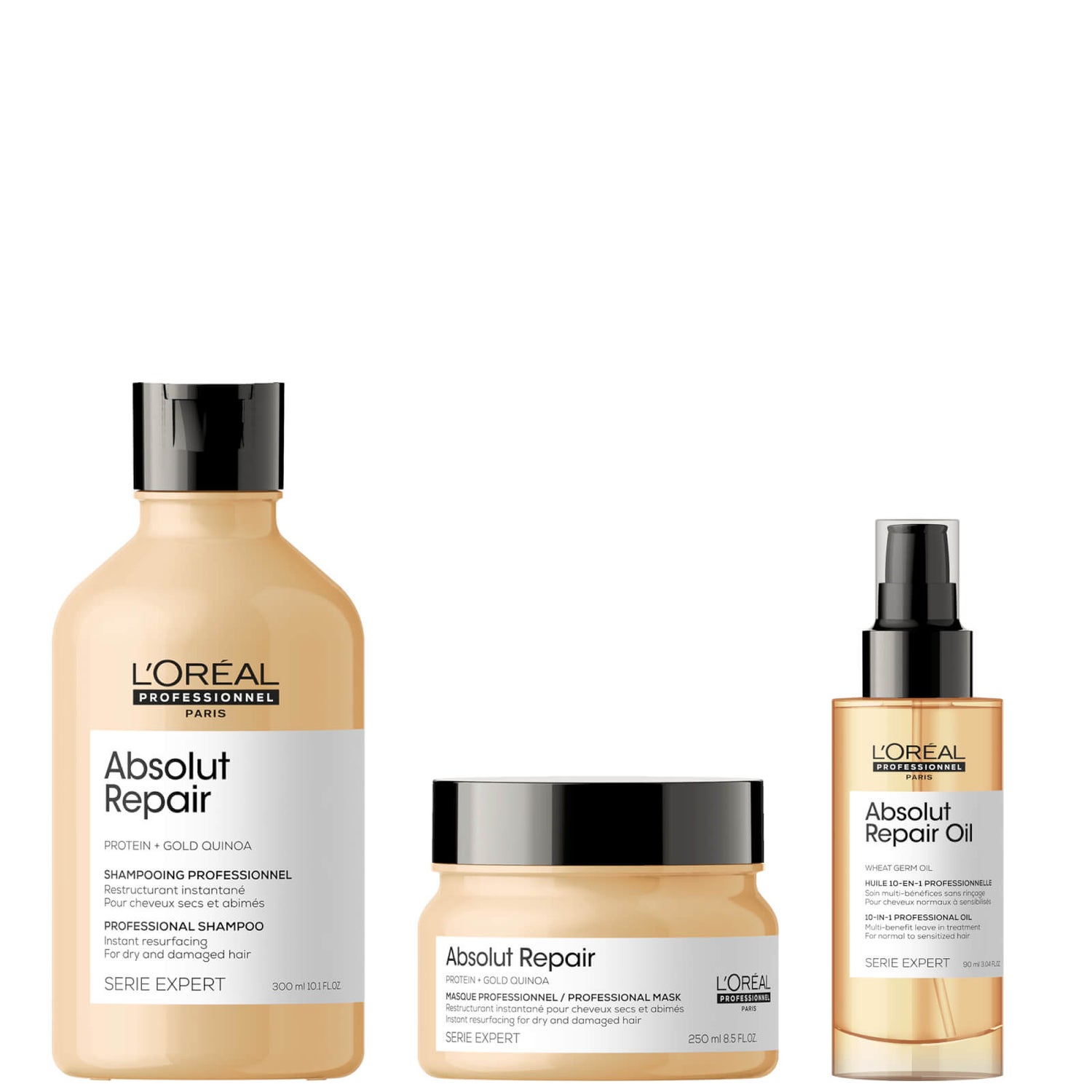 L'Oréal Professionnel Serie Expert Limited Edition 2023 Absolut Repair Trio Gift Set (Worth £71.00)