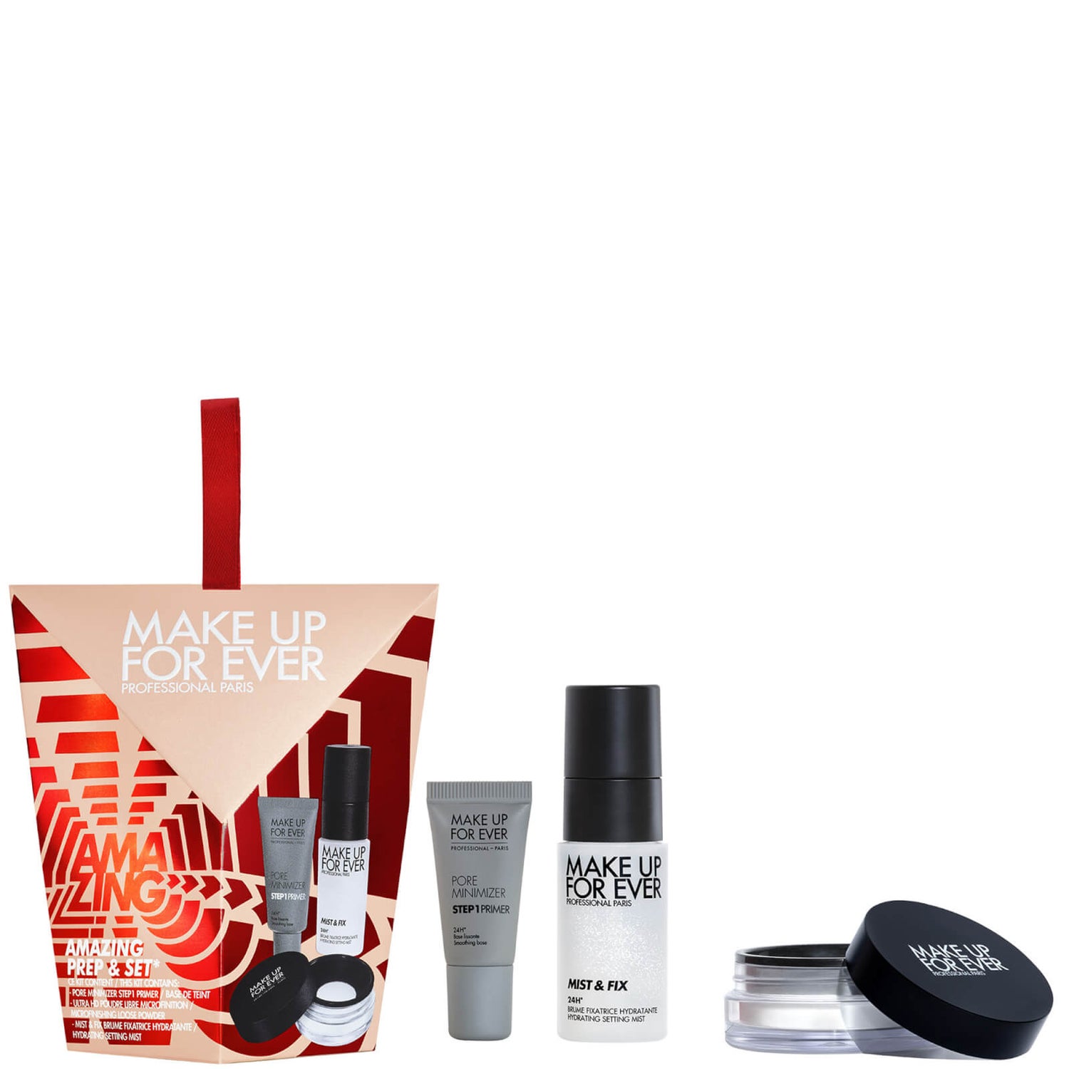 MAKE UP FOR EVER Amazing Prep and Set Holiday Set (Worth £36.00)