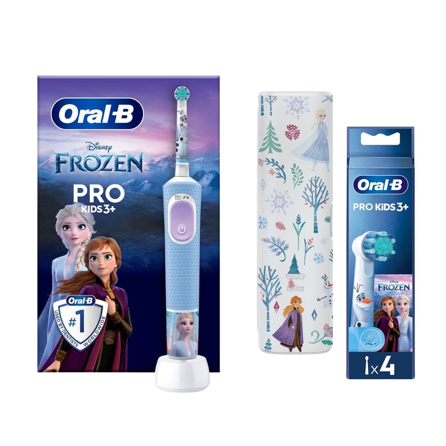 Oral-B Vitality Pro Kids Frozen Electric Toothbrush with Travel Case