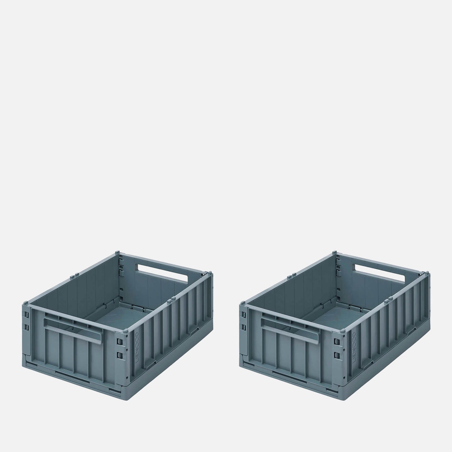 Liewood Weston Storage Box Medium - 2-Pack - Whale Blue