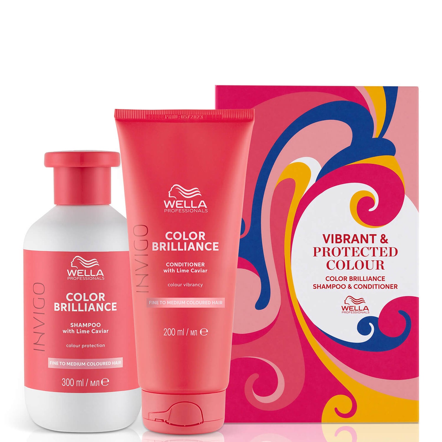 Wella Professionals Care Invigo Color Brilliance Vibrant and Protected Colour Hair Gift Set (Worth £33.00)