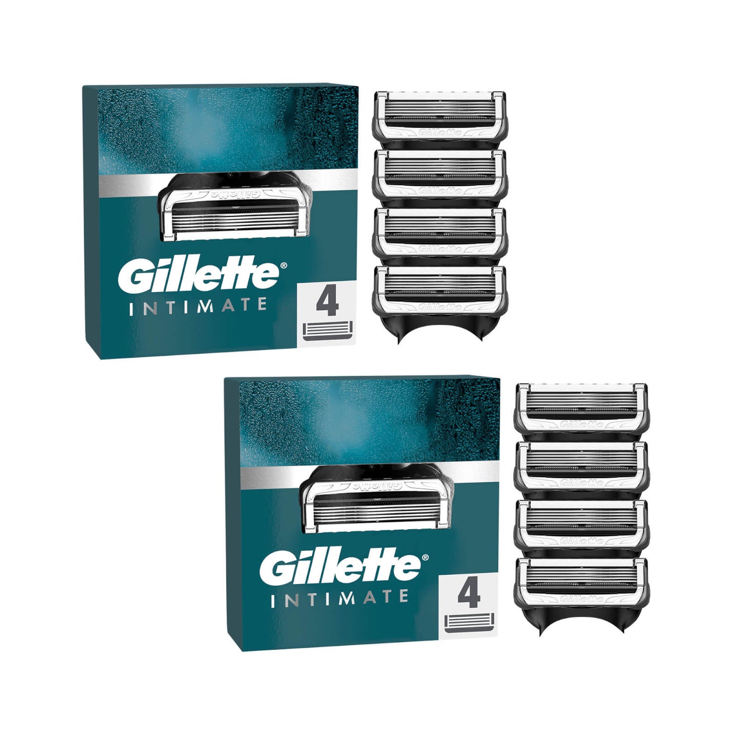 Gillette Intimate Pubic Hair Blades Bundle