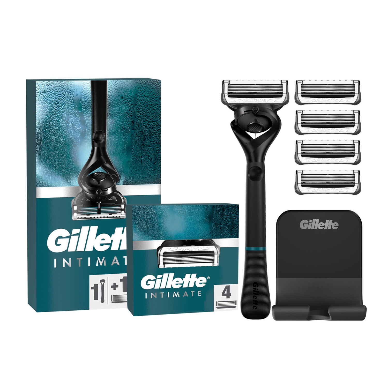 Gillette Intimate Starter Kit: Razor and Razor Blade Bundle