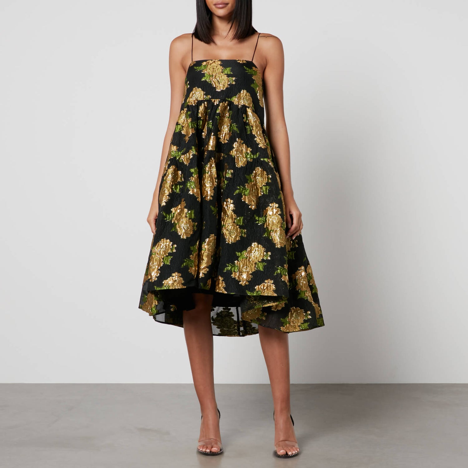 Sister Jane Dream Golden Brocade Dress