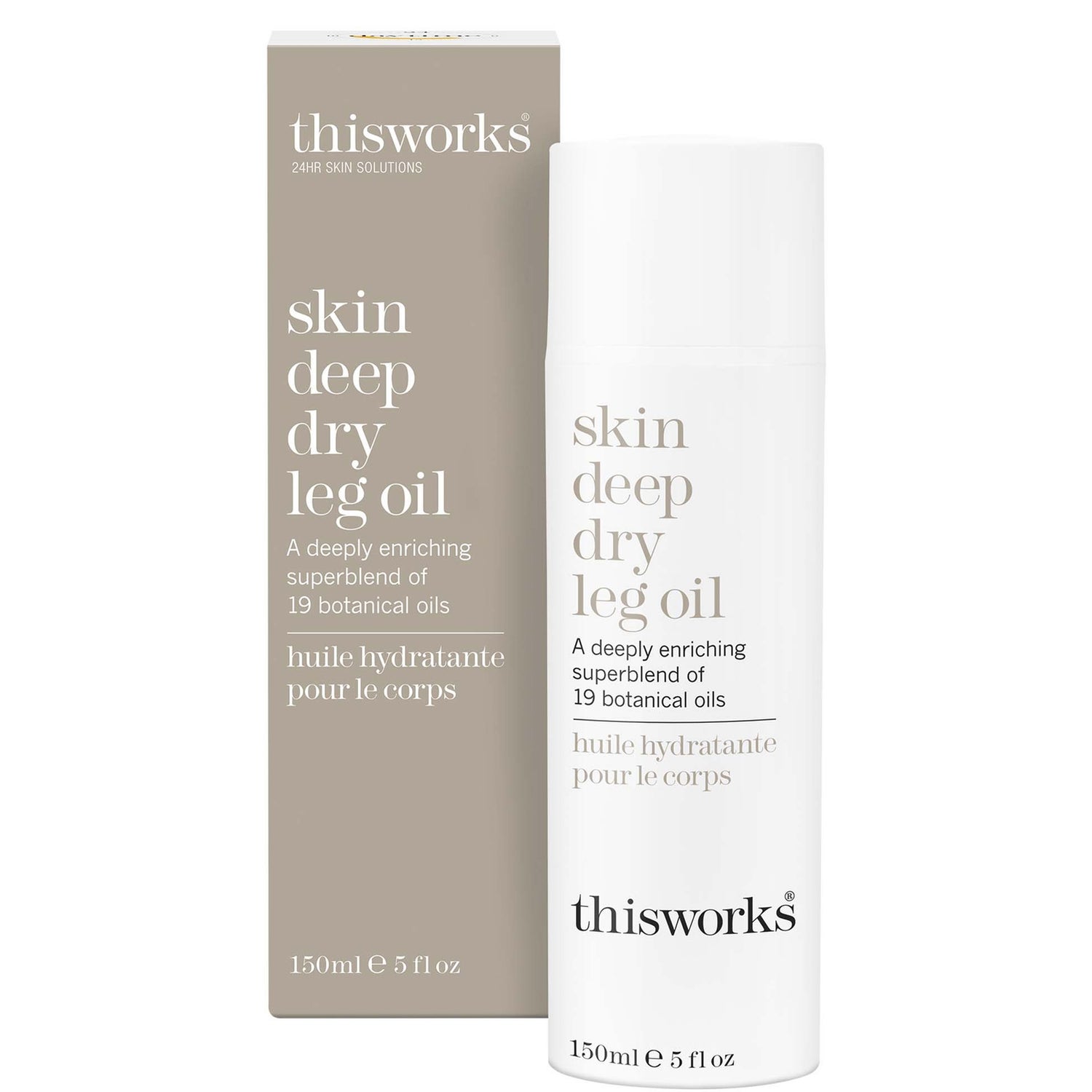 this works Skin Deep Huile pour Jambes Sèches 150 ml