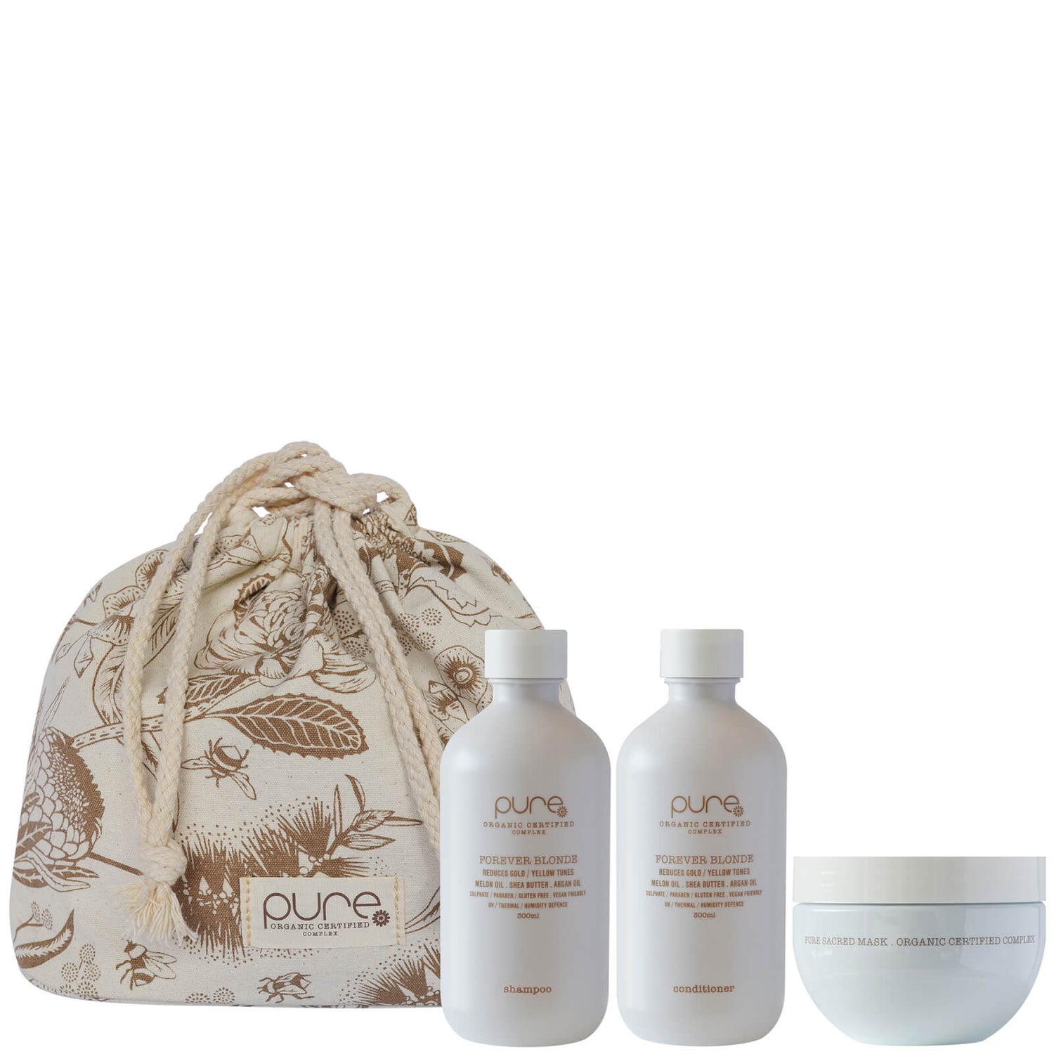 Pure Organic Forever Blonde Trio Pack (Worth $113.85)
