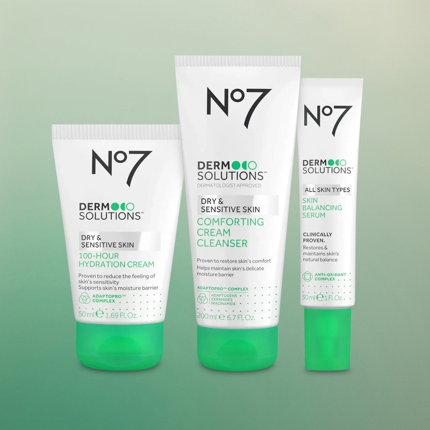 Derm Solutions™ Bundle For Dry & Sensitive Skin