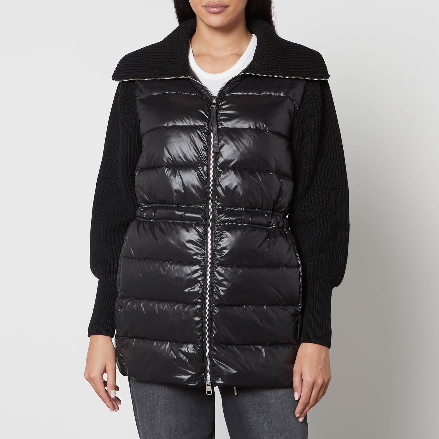 Varley Montrose Nylon and Knit Zip Through Jacket - XS