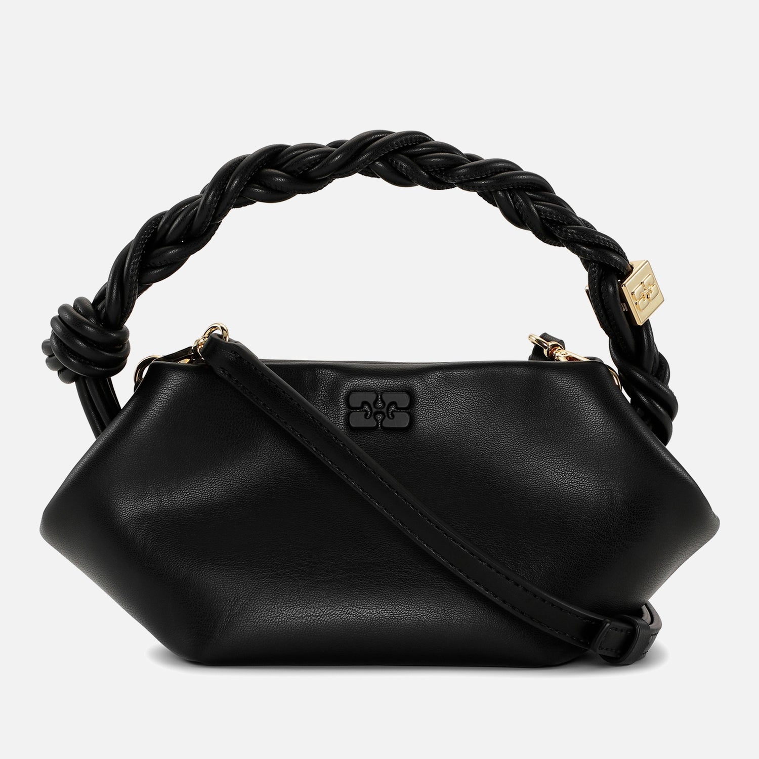 Ganni Mini Bou Recycled Leather and Faux Leather Bag