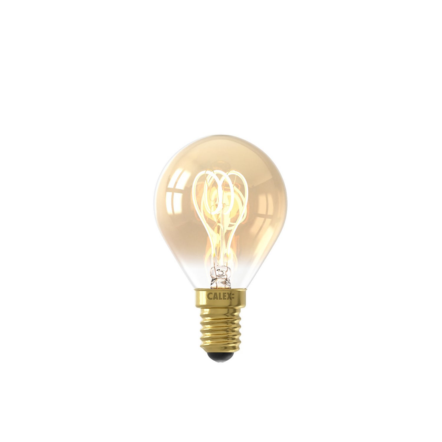 Calex Filament Flex Mini Globe P45 Gold E14 Dimmable 136 Lumen