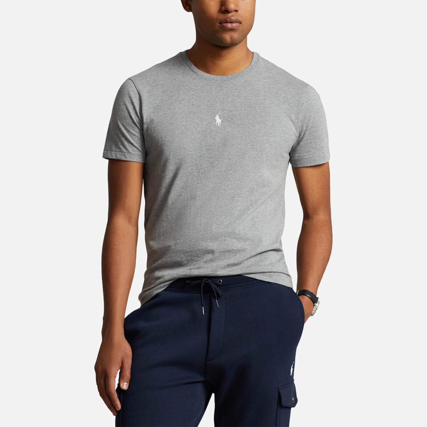 Polo Ralph Lauren Custom-Slim-Fit Jersey-T-Shirt - Grey Heather - S